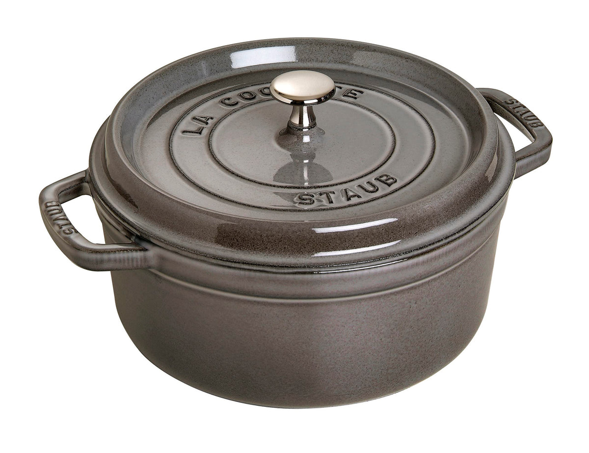 Staub Cocotte Round 24Cm Graphite Grey