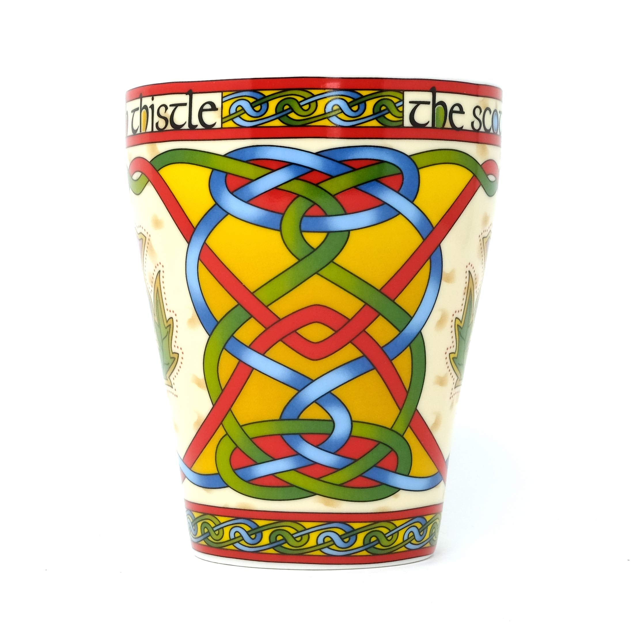 Royal Tara The Set Of 2 Scottish Thistle Celtic Mug
