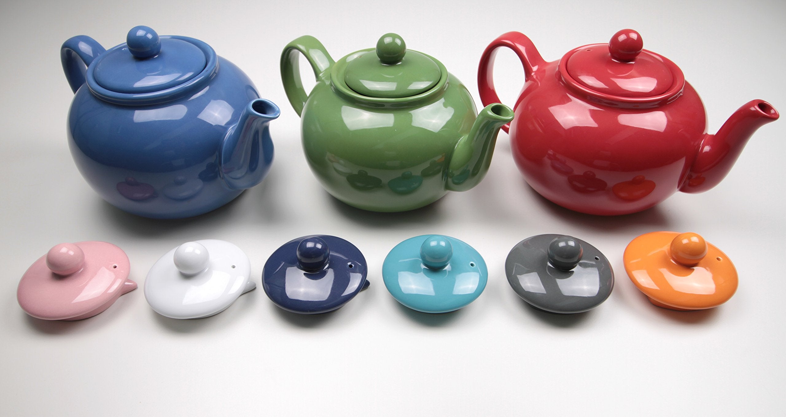 RSVP International Stoneware Teapot  Turquoise