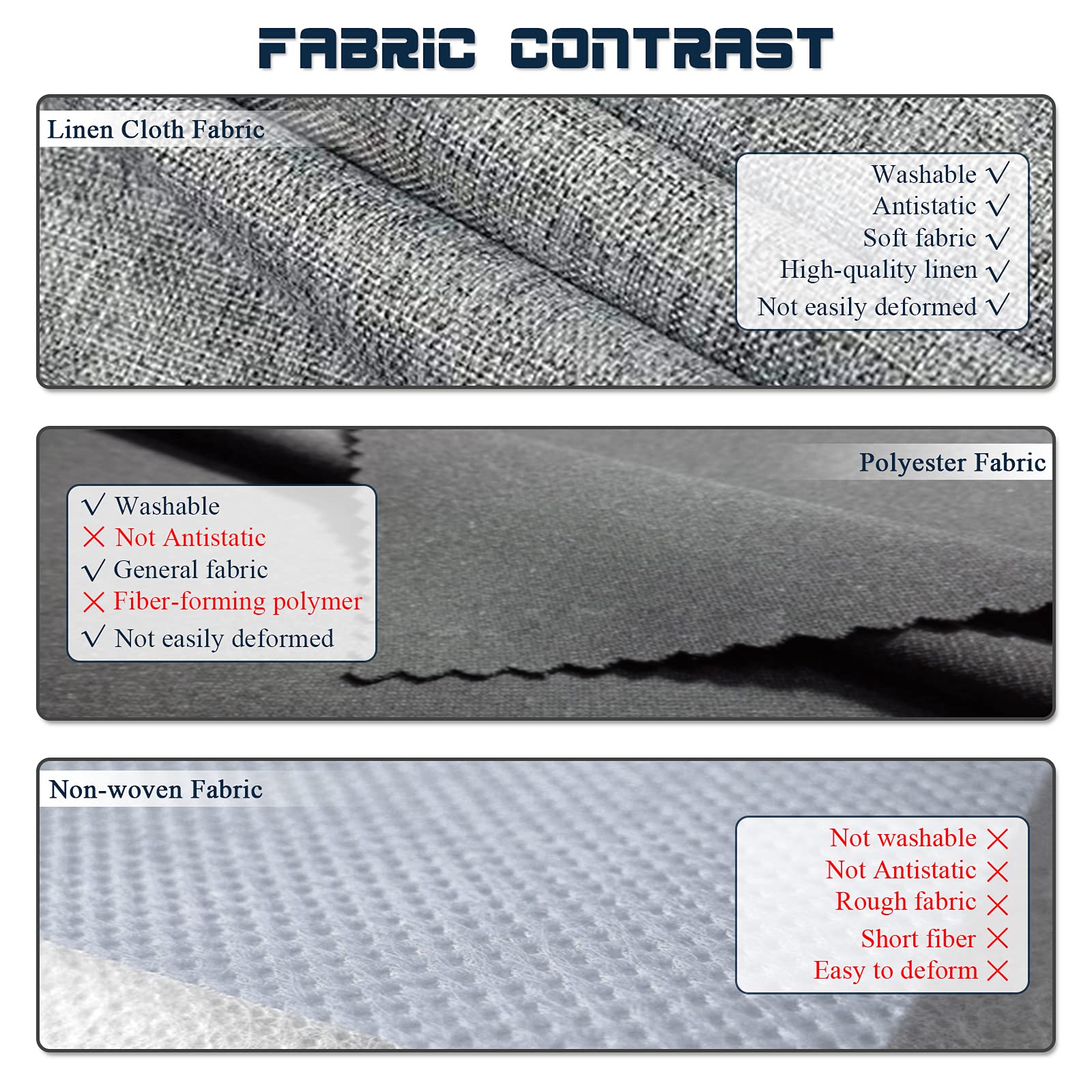 Donyeco Hanging Closet Organizer, Easy Mount Collapsible 3-Shelf Camper Closet Wardrobe Hanging Storage Shelves, Folded Clothes