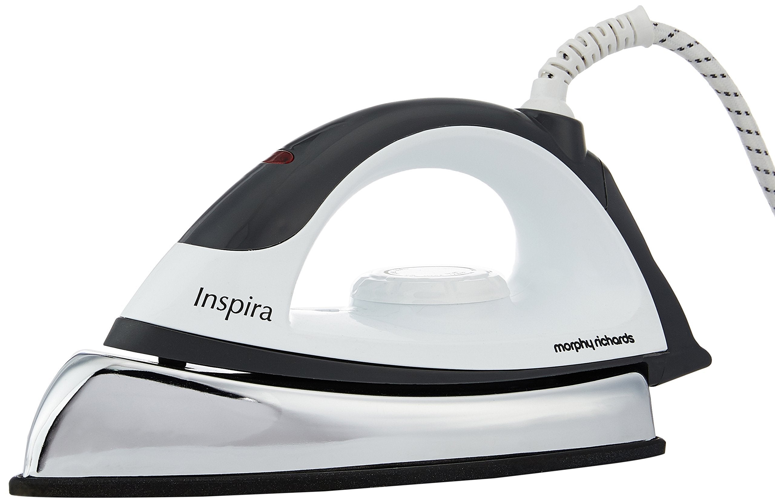 Morphy Richards Inspira 1000-Watt Dry Iron (White And Black)
