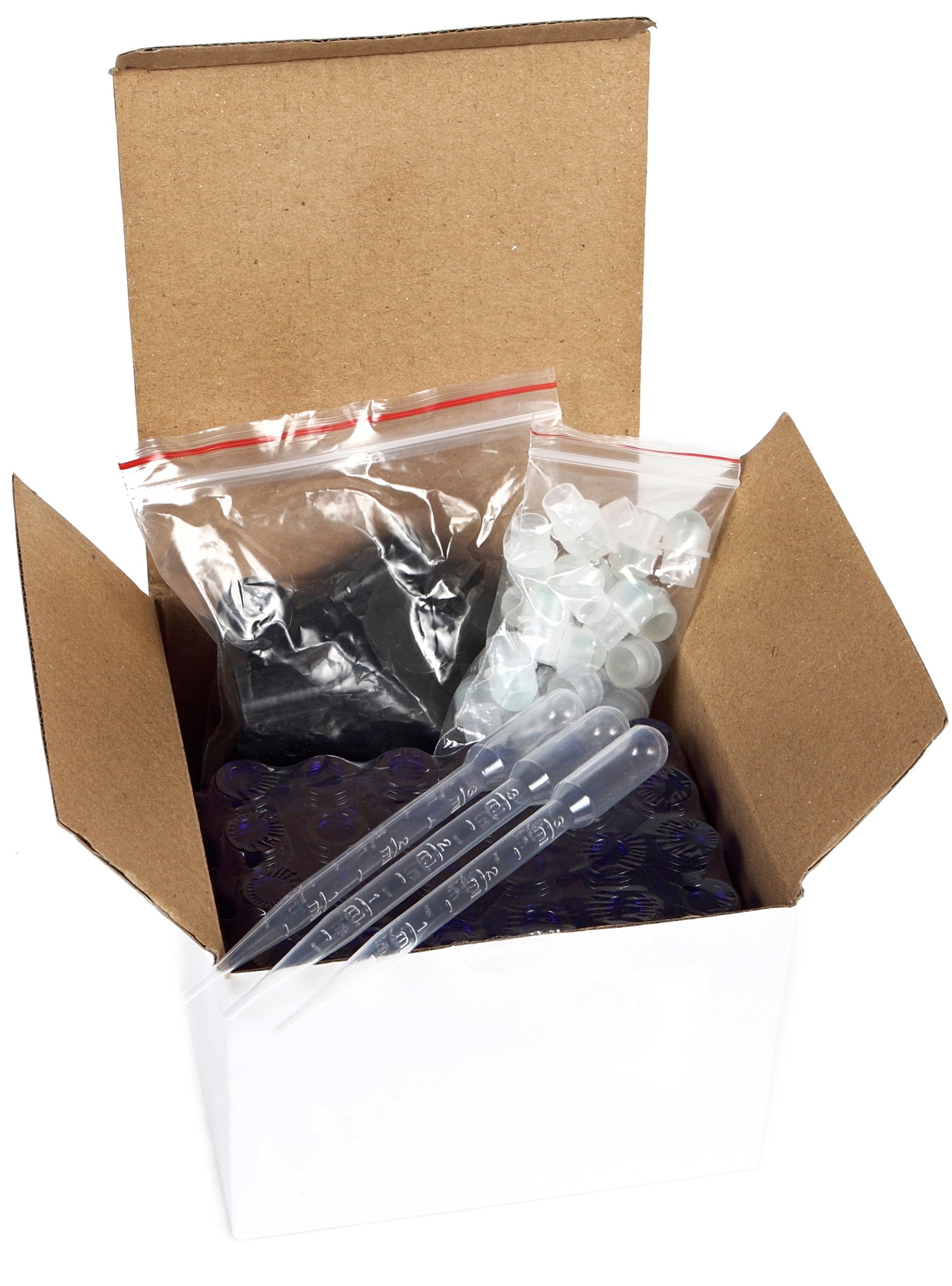 24, Cobalt Blue, 10 Ml Glass Roll On Bottles With 3-3 Ml Dropper'S