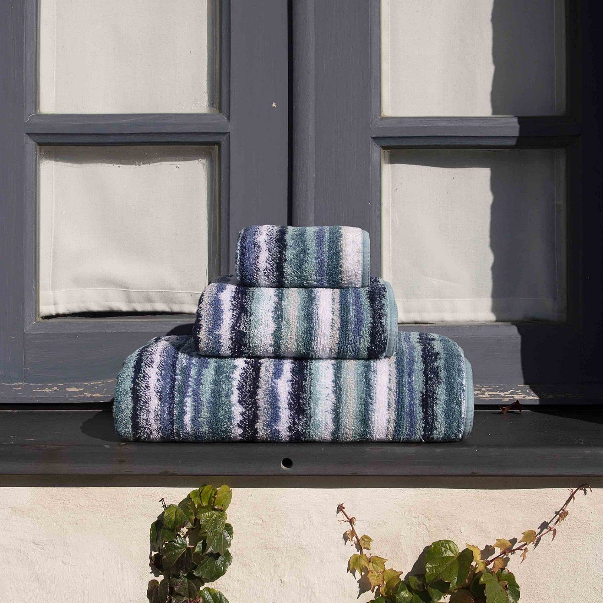 Graccioza Venice Bath Towel (28'' X 55'') - Baltic - Made In Portugal, 600-Gsm, Combed Cotton