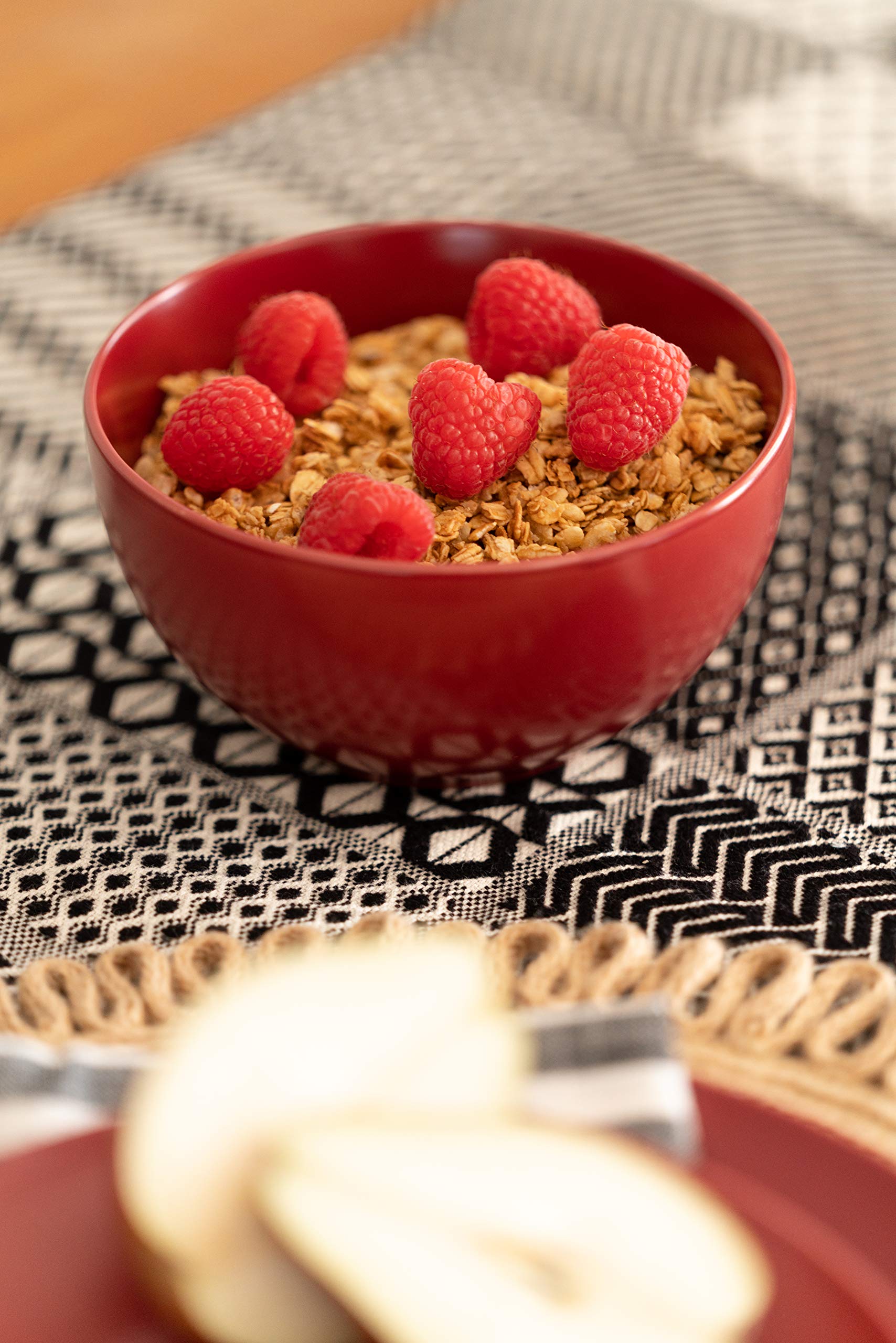 10 Strawberry Street Wazee Matte 5516Oz Cereal Bowl, Set Of 6, Red