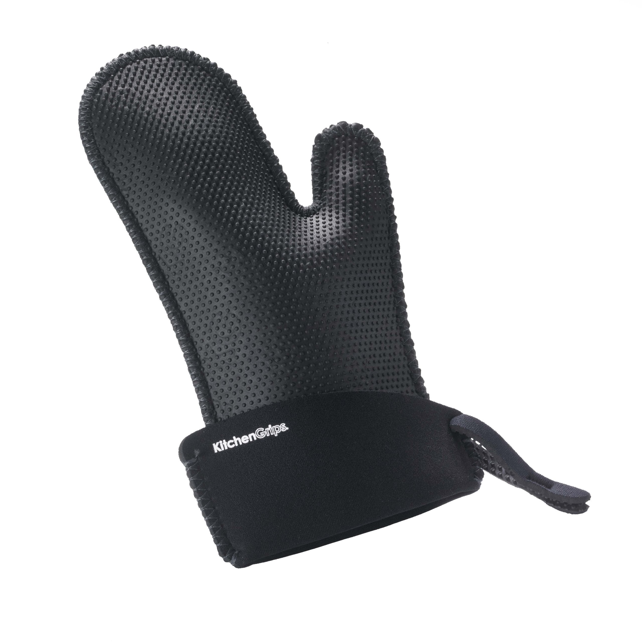 Kitchen Grips Chefs Mitt, Small, Black/Black