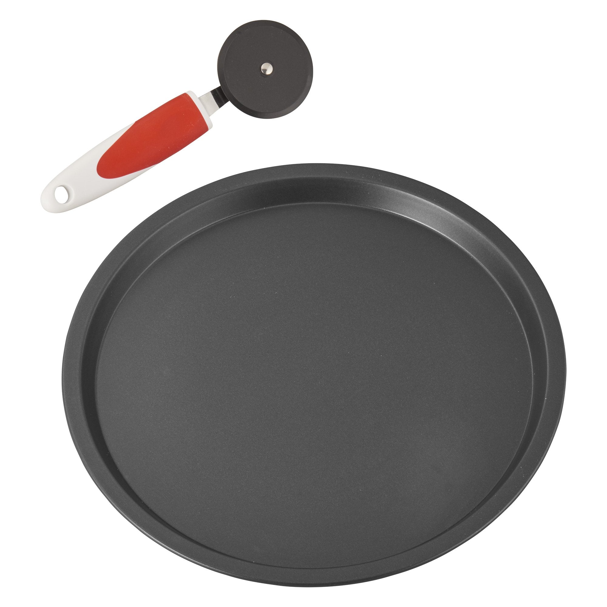 Ballarini Cookin'Italy Pizza Pan Set With Pizza Cutter, Non-Stick, Made In Italy