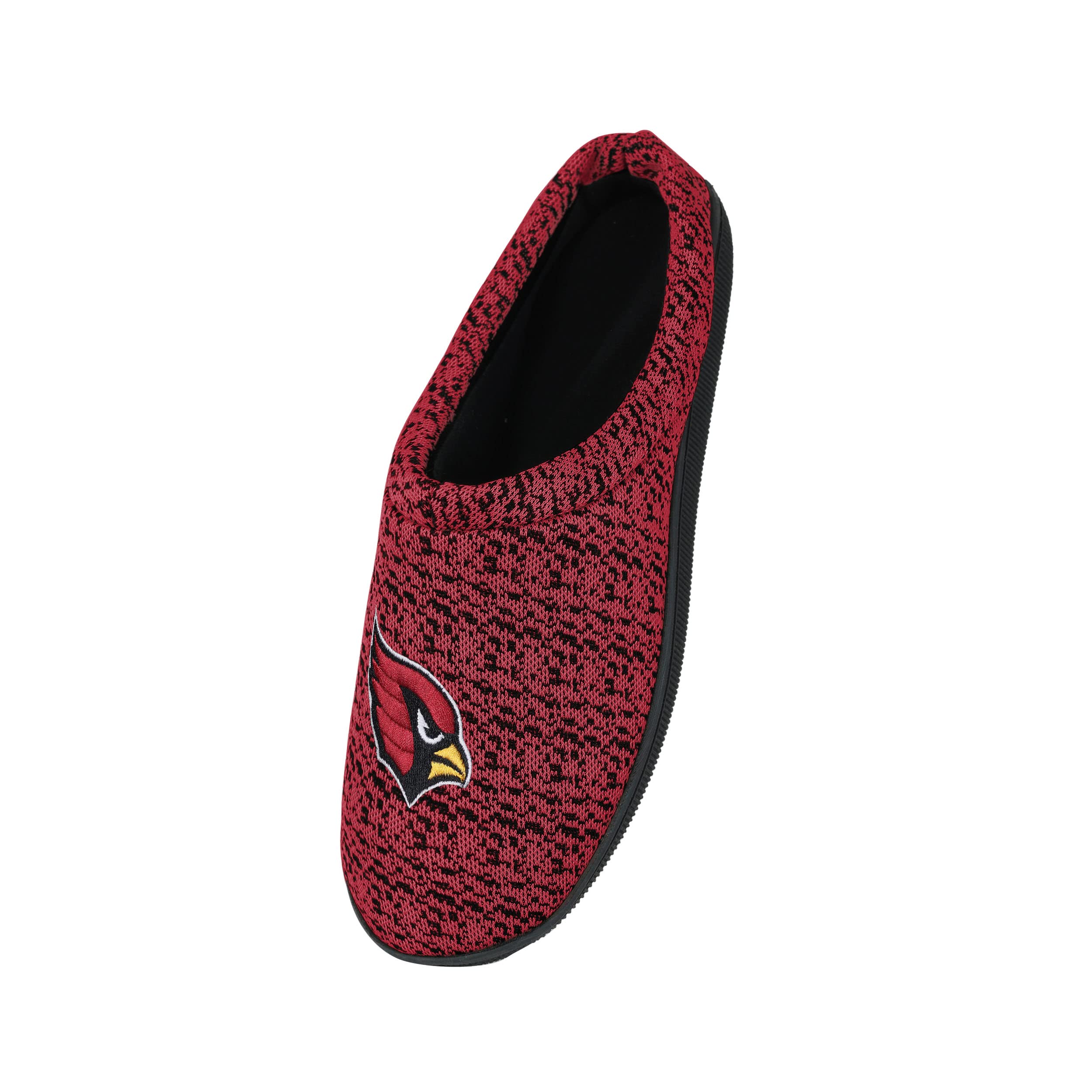 Nfl Arizona Cardinals Mens Poly Knit Cup Sole Slipper, Team Color, Small (7-8)
