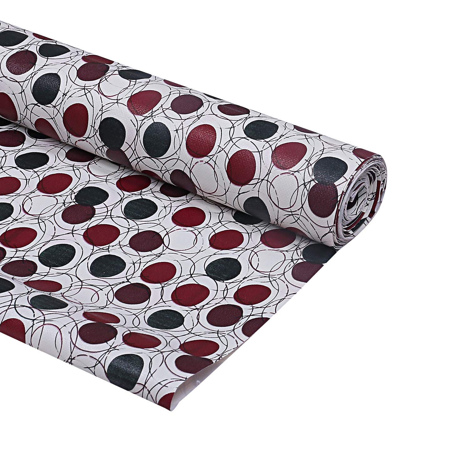 Kuber Industries Pvc Wardrobe Kitchen Drawer Shelf Mat 10 Mtr Roll (Brown), Ctktc013558