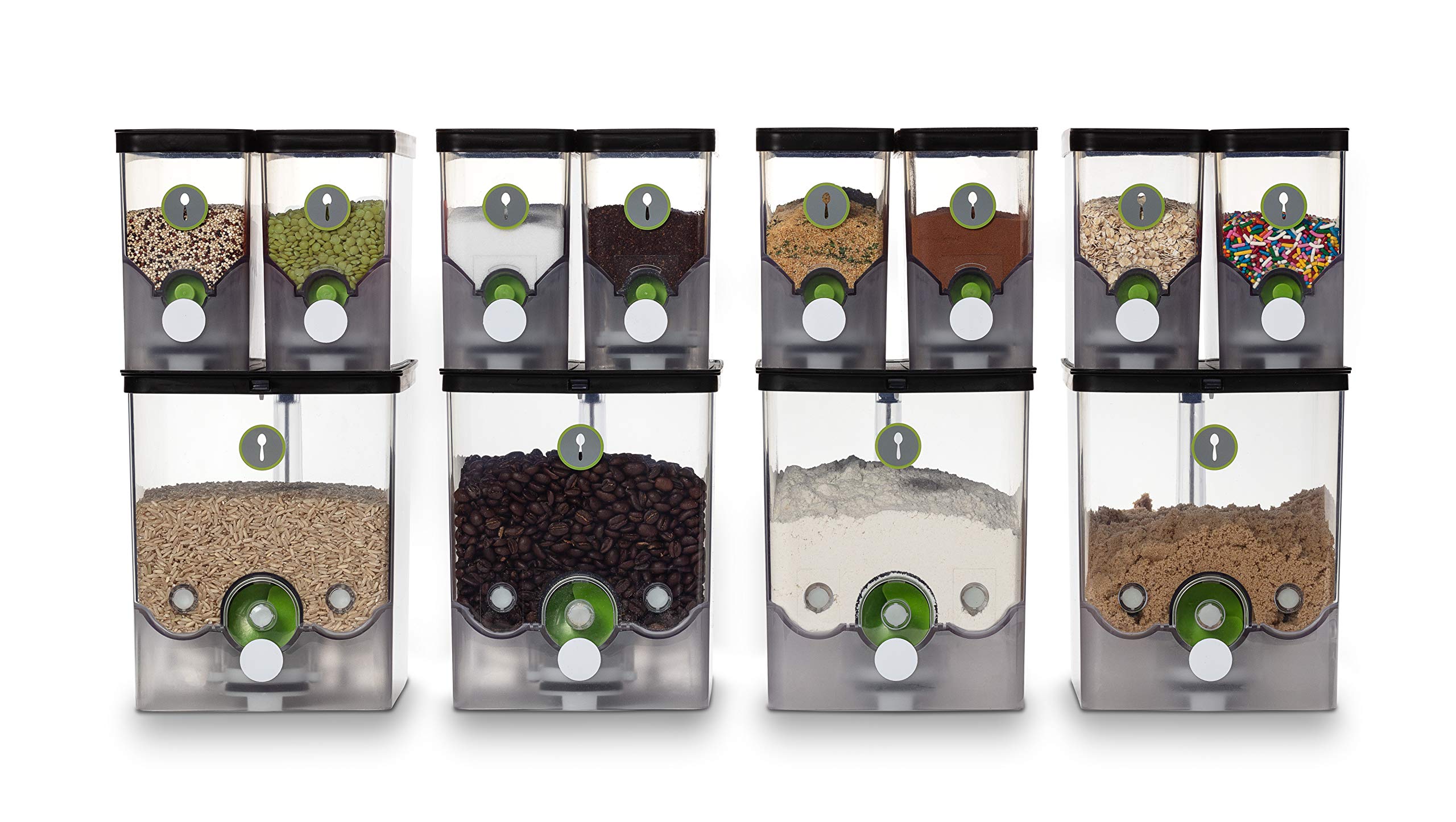 Pantrychic Smartcanister, Large, Stores, Measures & Dispenses Dry Ingredients Smart Storage System Sold Separately - Bpa-Free Ai