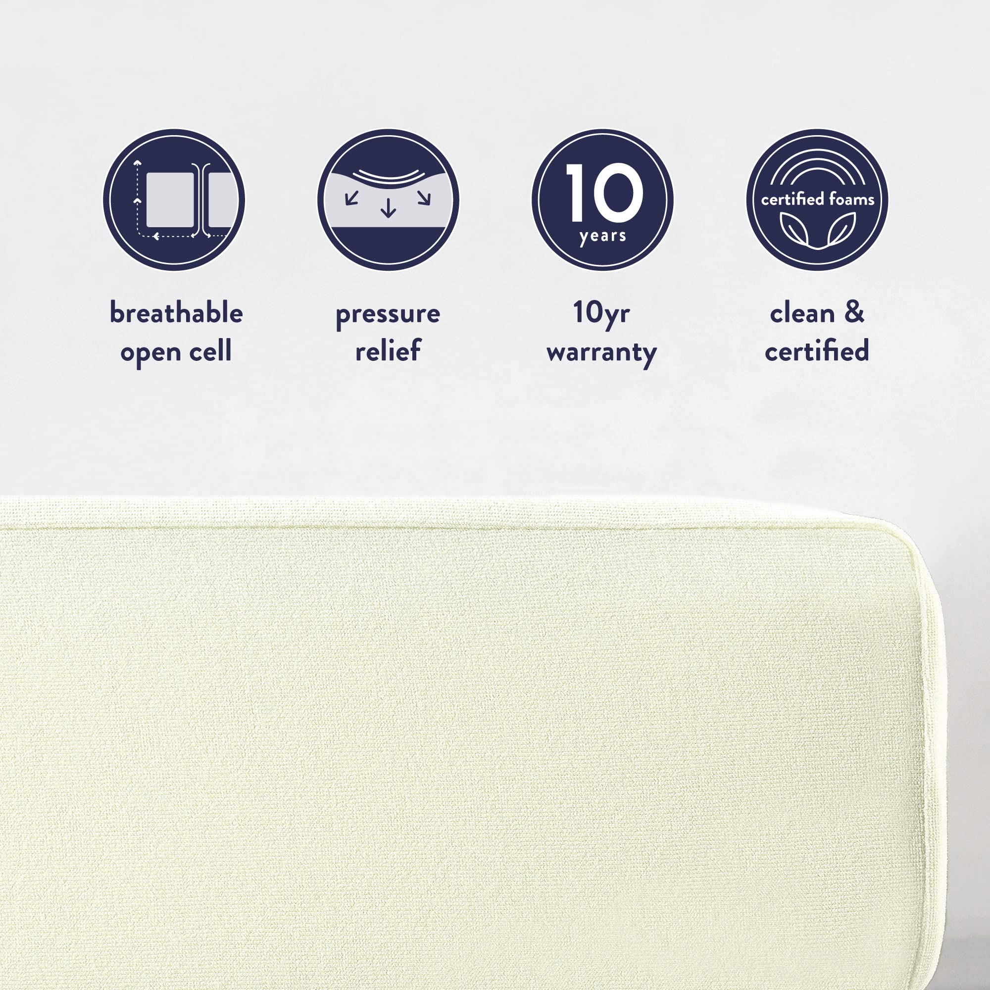 Best Price Mattress Queen Mattress 6 inch Bed-In-A-Box  Green Tea Memory Foam  Cream