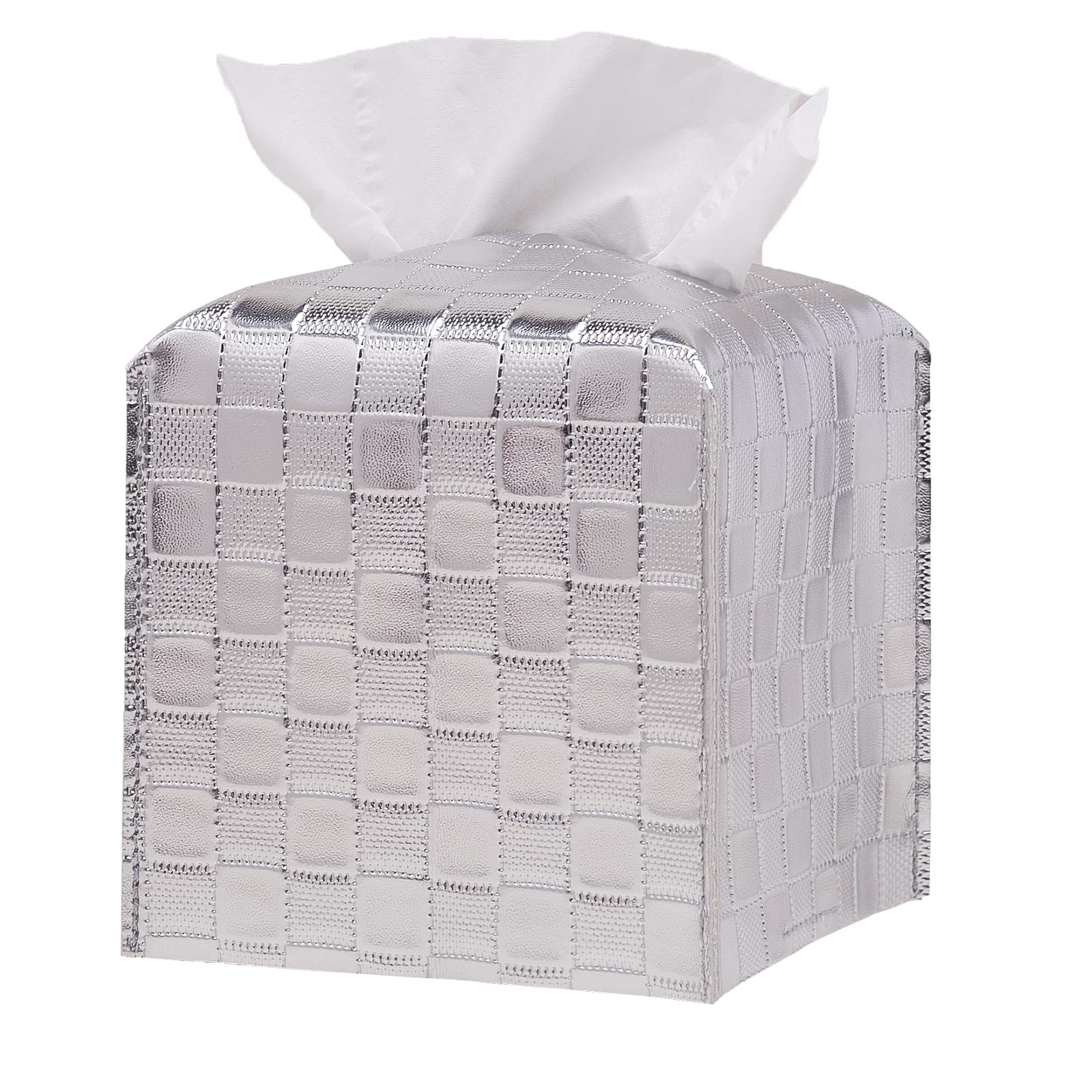 Tissue Box Cover, Tissue Box Holder, Tissue Holders Decorative Organizer For Christmas Home Decor, Tabletop And Car, 5''X5''X5''