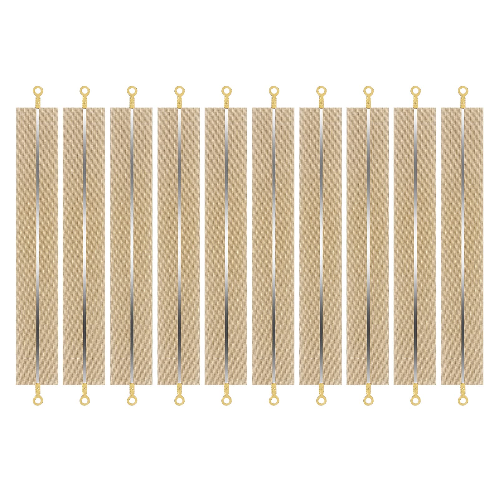10 Pieces Impulse Sealer Replacement Parts 8 Inch Heat Seal Strips Replacement Element Grip Impulse Sealer Heating Element Servi