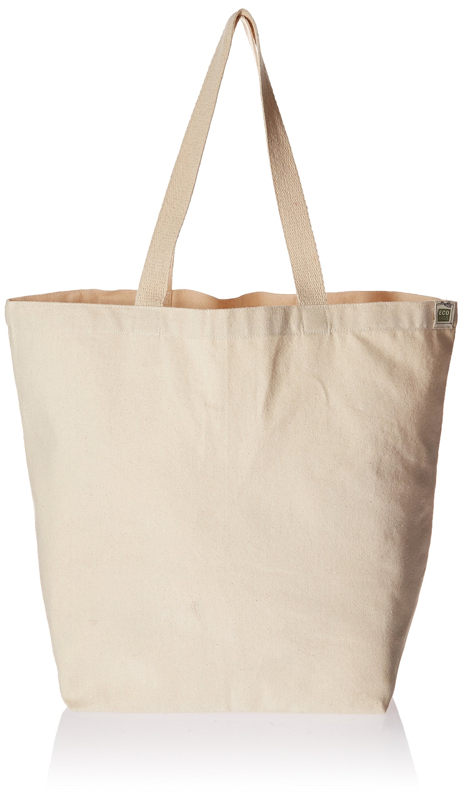 Eco-Bags Products Recycled Cotton Tote, Natural