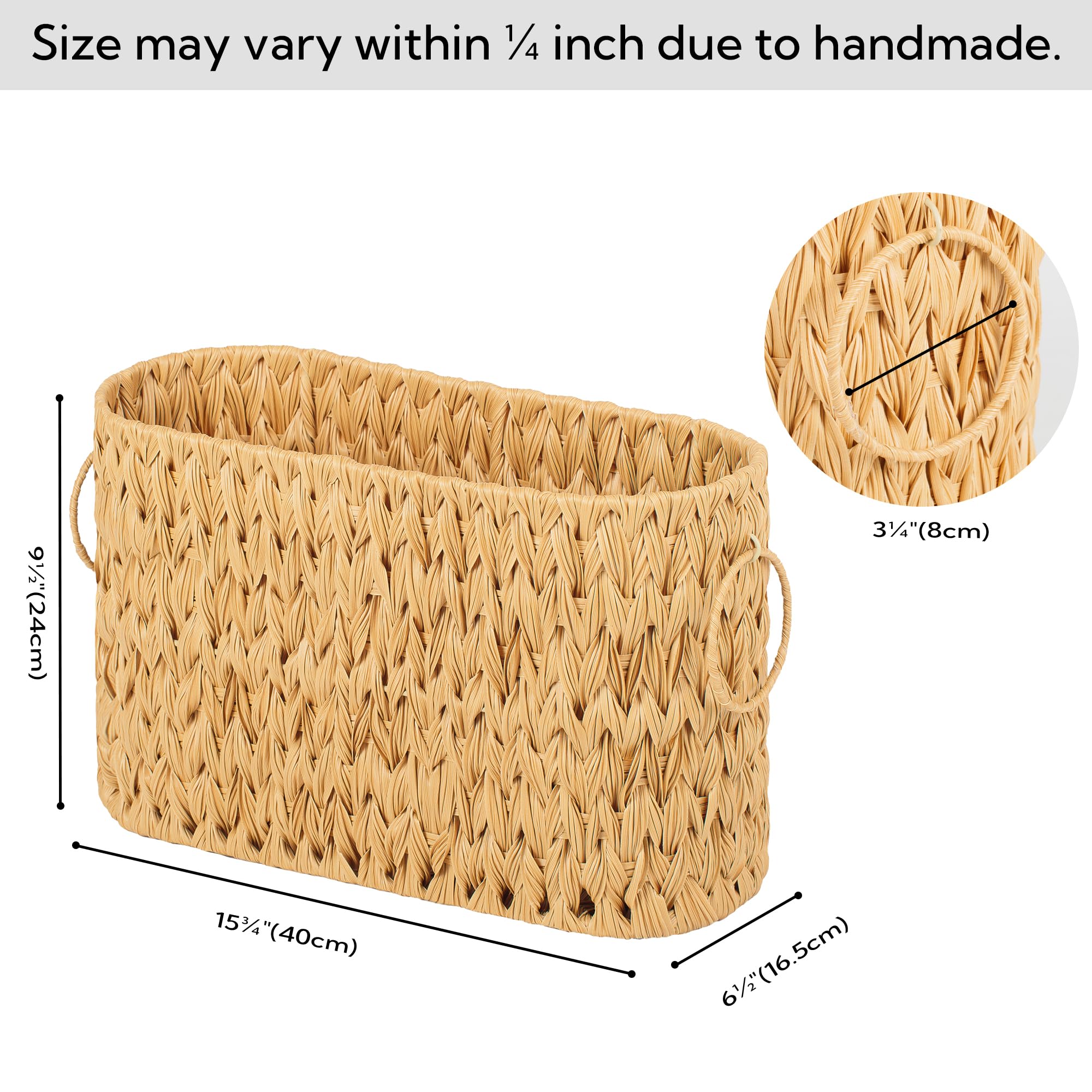 Granny Says Toilet Paper Storage, Bathroom Storage Basket, Toilet Paper Basket For 6 Mega Rolls, Toilet Paper Holder With Storag