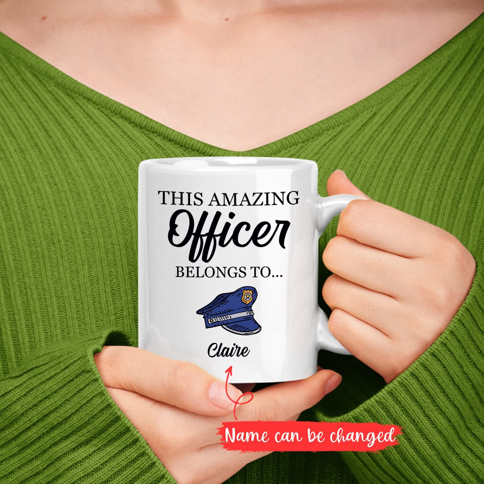 This Amazing Officer Belongs To Mug, Custom Police Officer Mug, Police Mug, Police Gift, Policeman Mug, Cop Mug, Personalized La