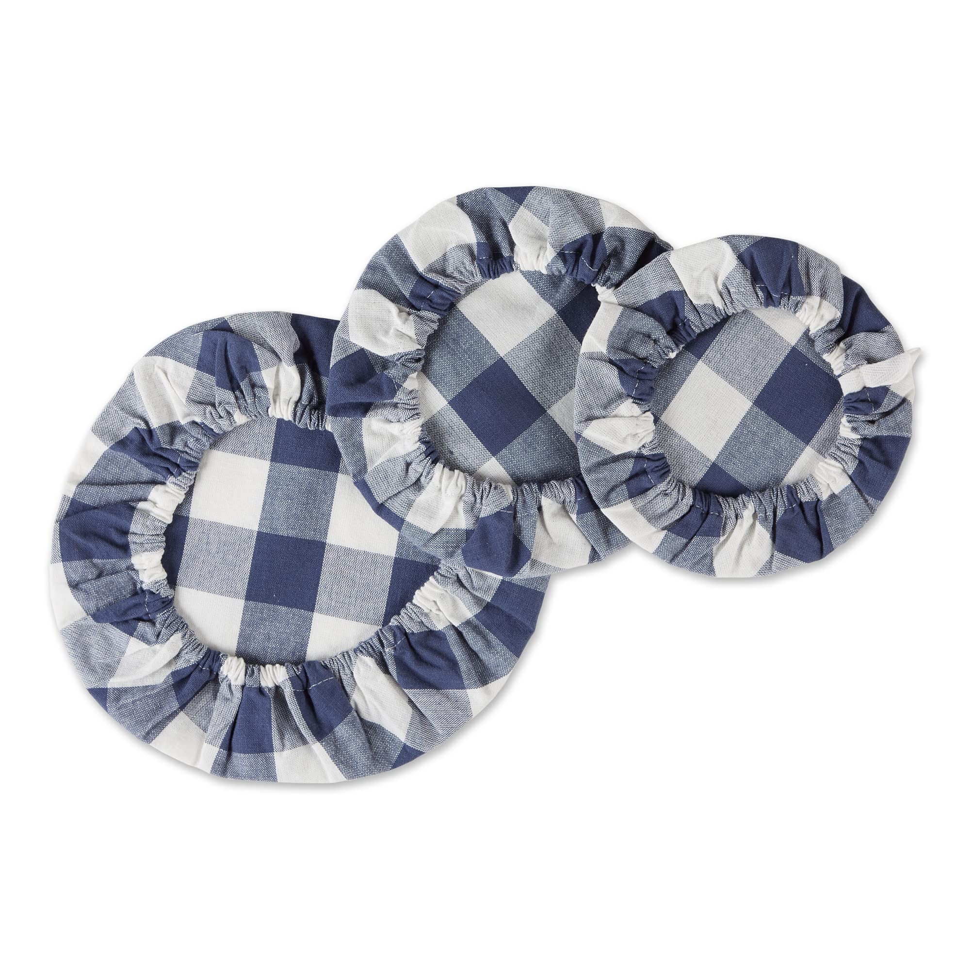 Dii Reusable Cloth Bowl Cover Collection Machine Washable, Cotton With Elastic Stretch For Food Storage, 10.25''/8.25''/7.5'' Di