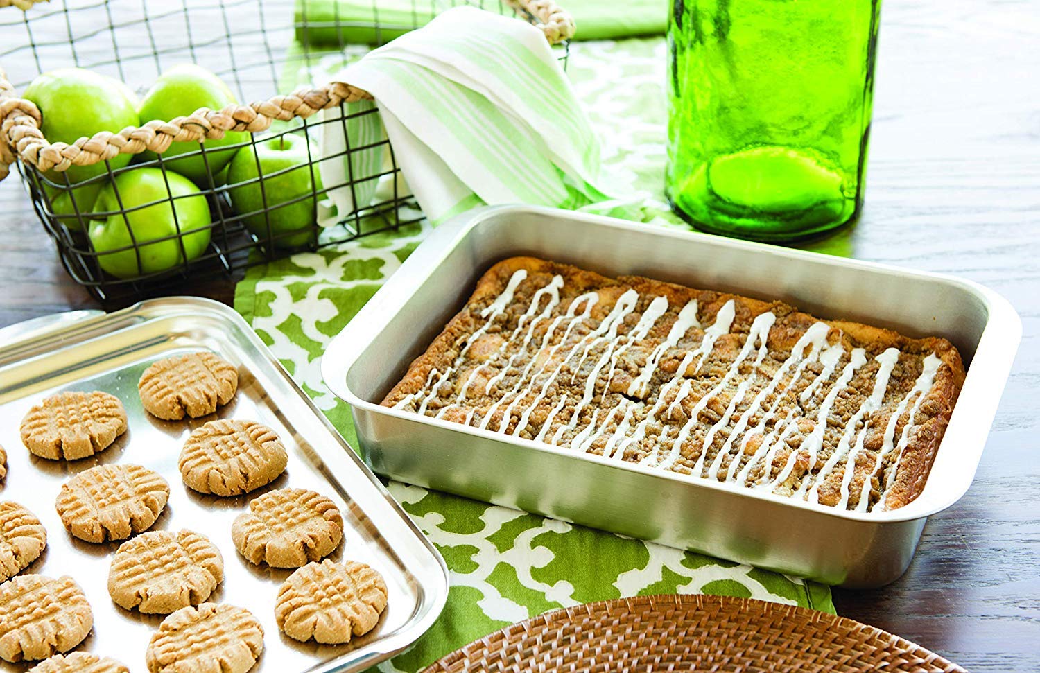 Nordic Ware Classic Metal Covered Cake Pan - 9x13 Inch, Durable Bakeware for Perfect Cakes
