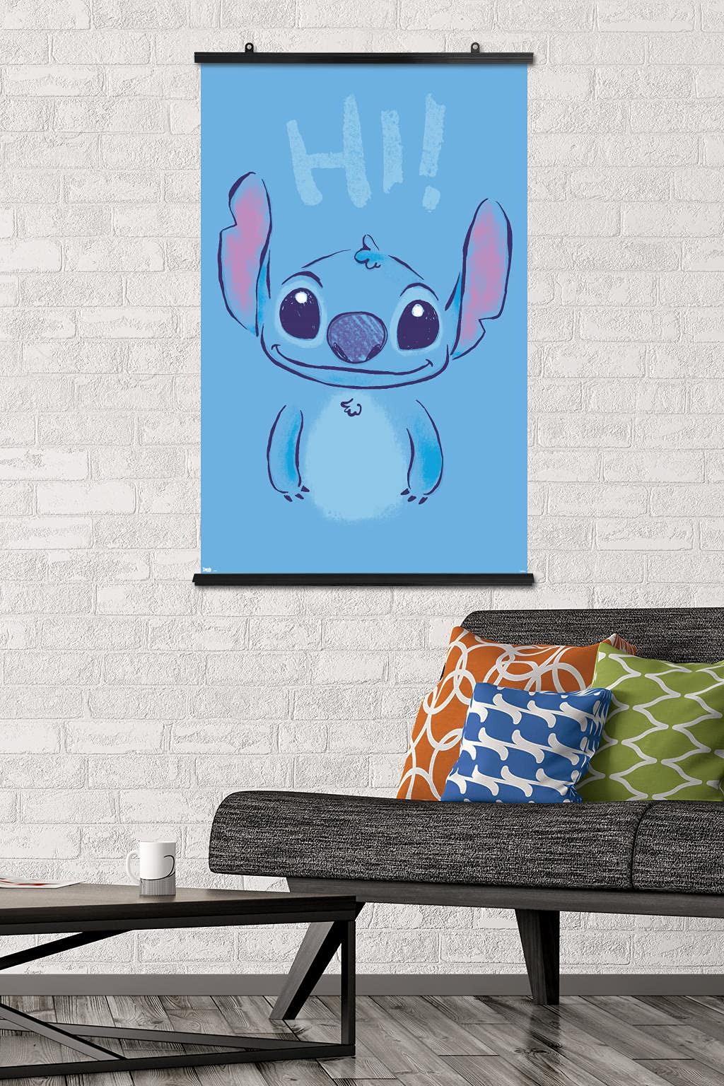 Trends International Disney Lilo And Stitch - Hi Wall Poster, 22.375'' X 34'', Premium Poster & Clip Bundle