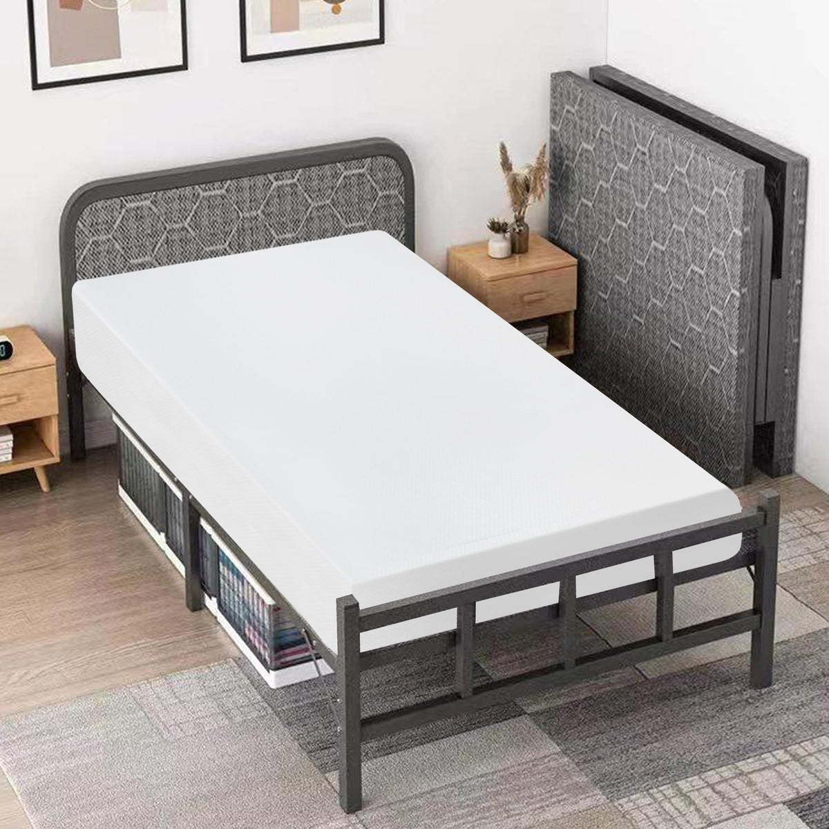 Bestmassage 12 Inch Gel Memory Foam Mattress For Cool Sleep & Pressure Relief, Medium Firm Fullmattress For Kids Adults, Bed-In-