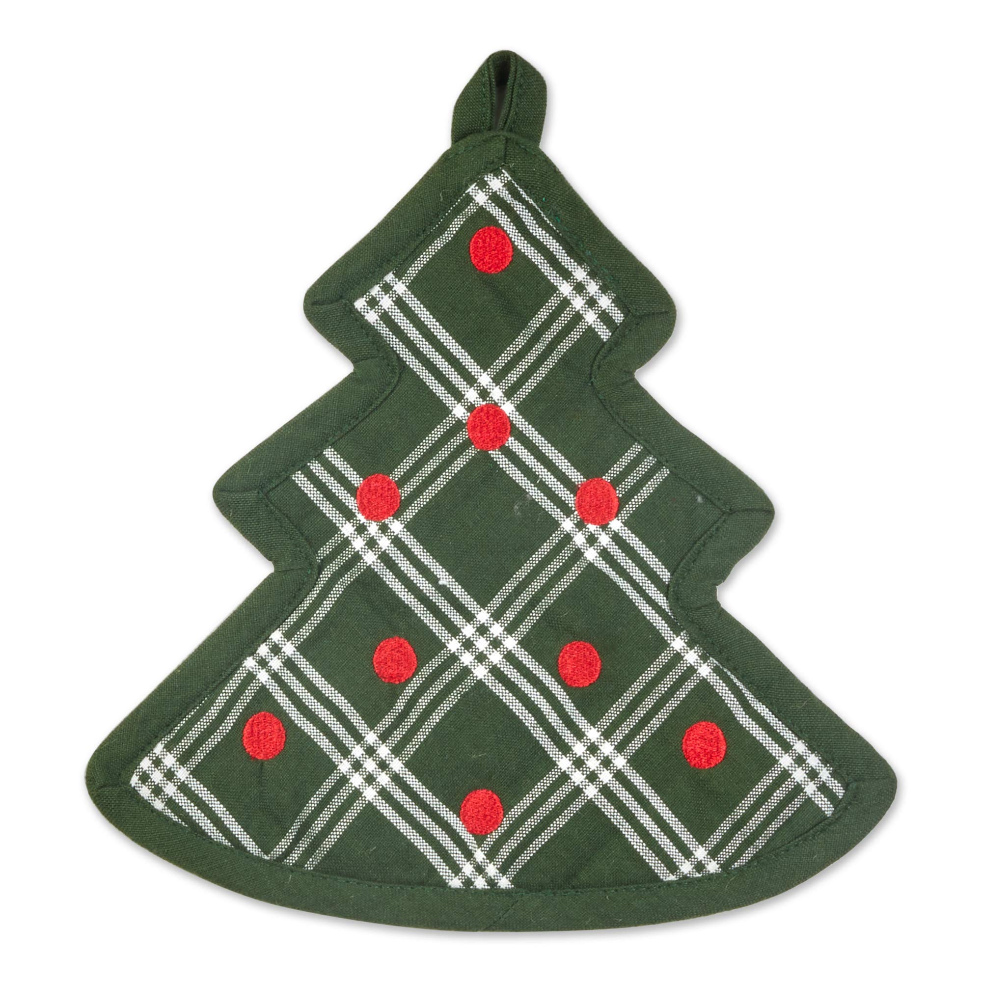 Dii Christmas Kitchen Accessories & D  Cor Gift Set, Pot Holder & Dish Towels, O Christmas Tree, 3 Piece