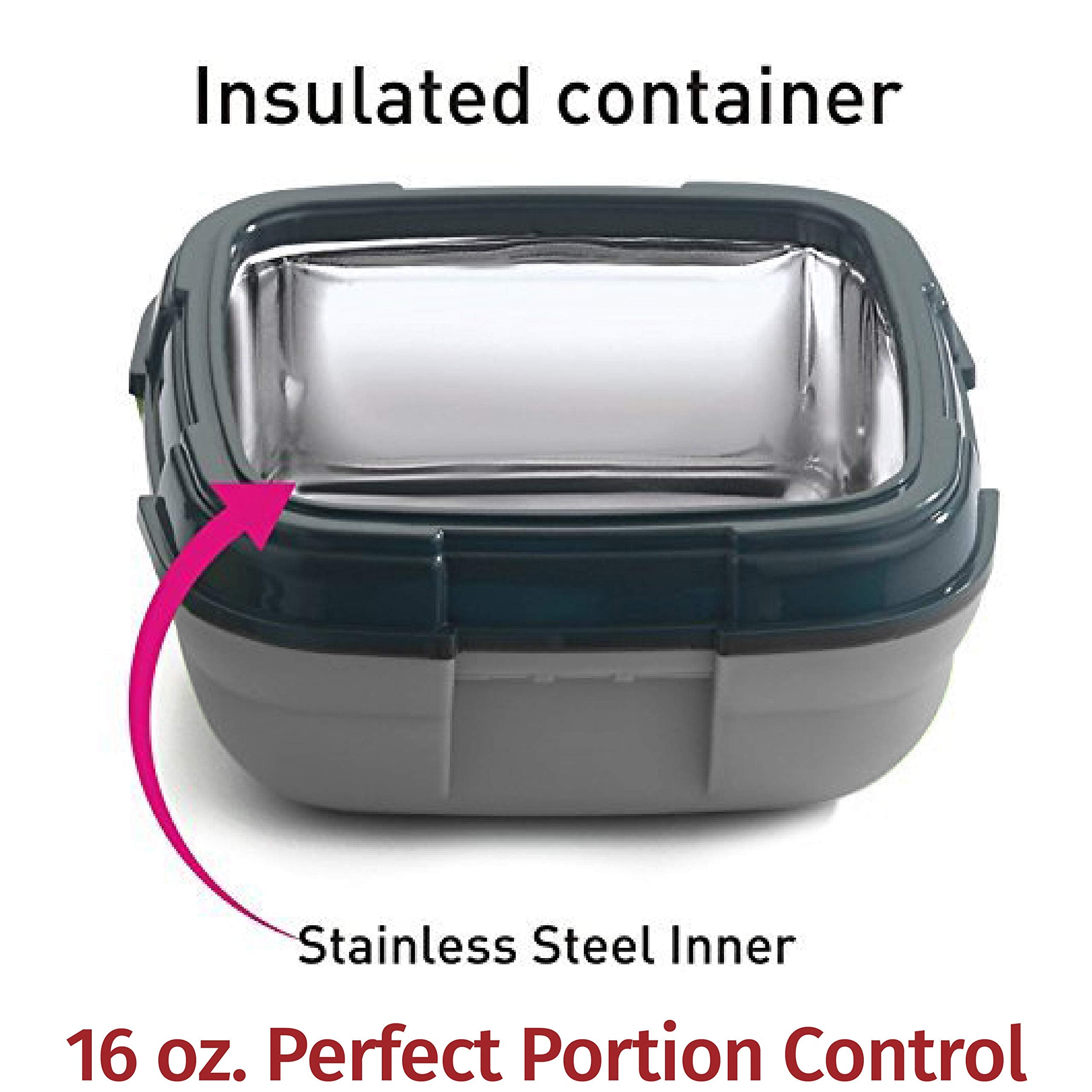Lunch Box  Pinnacle Insulated Leak Proof Lunch Box For Adults And Kids - Thermal Lunch Container With New Heat Release Valve 16