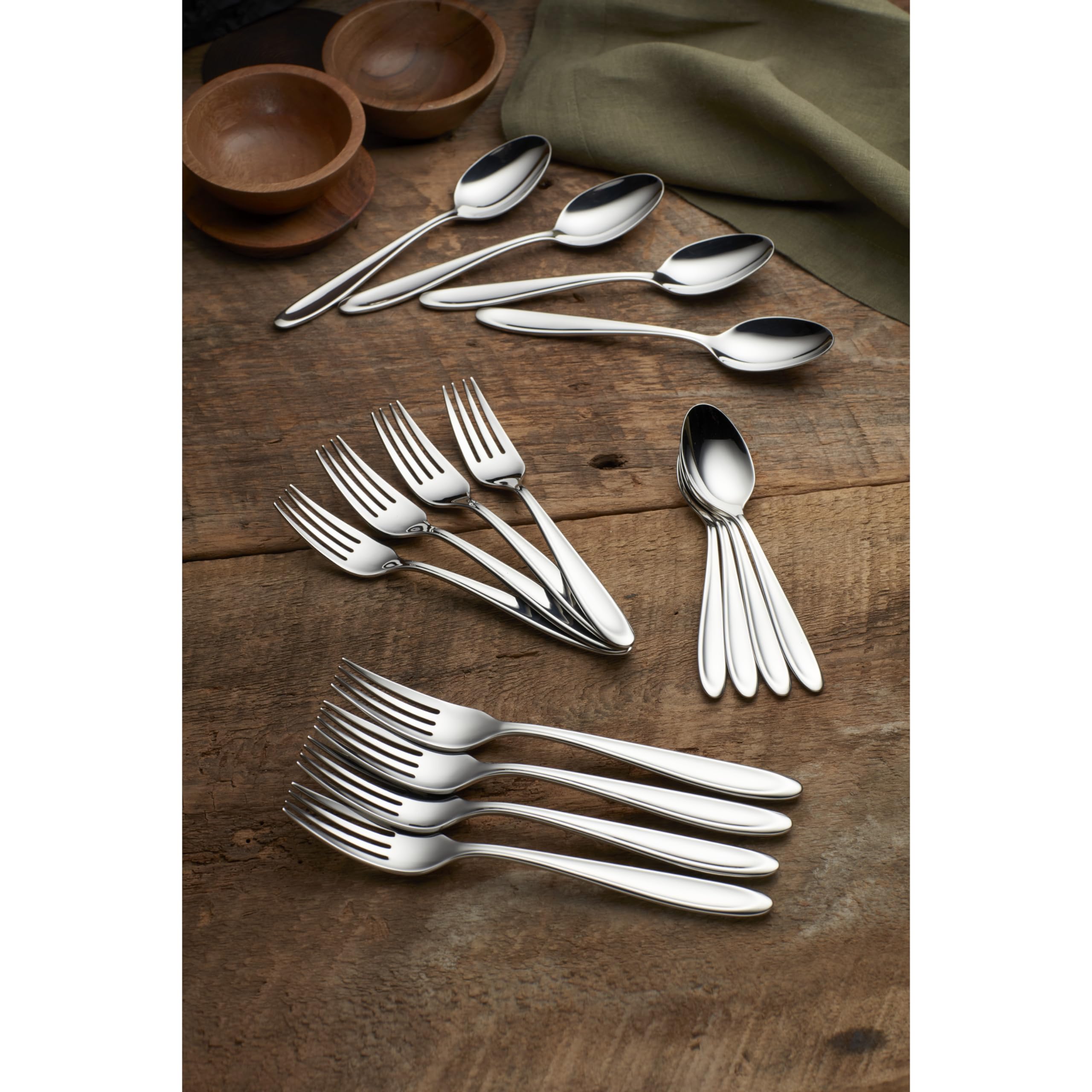 Lenox Cantera Dinner Forks, Set Of 4, 0.55, 0