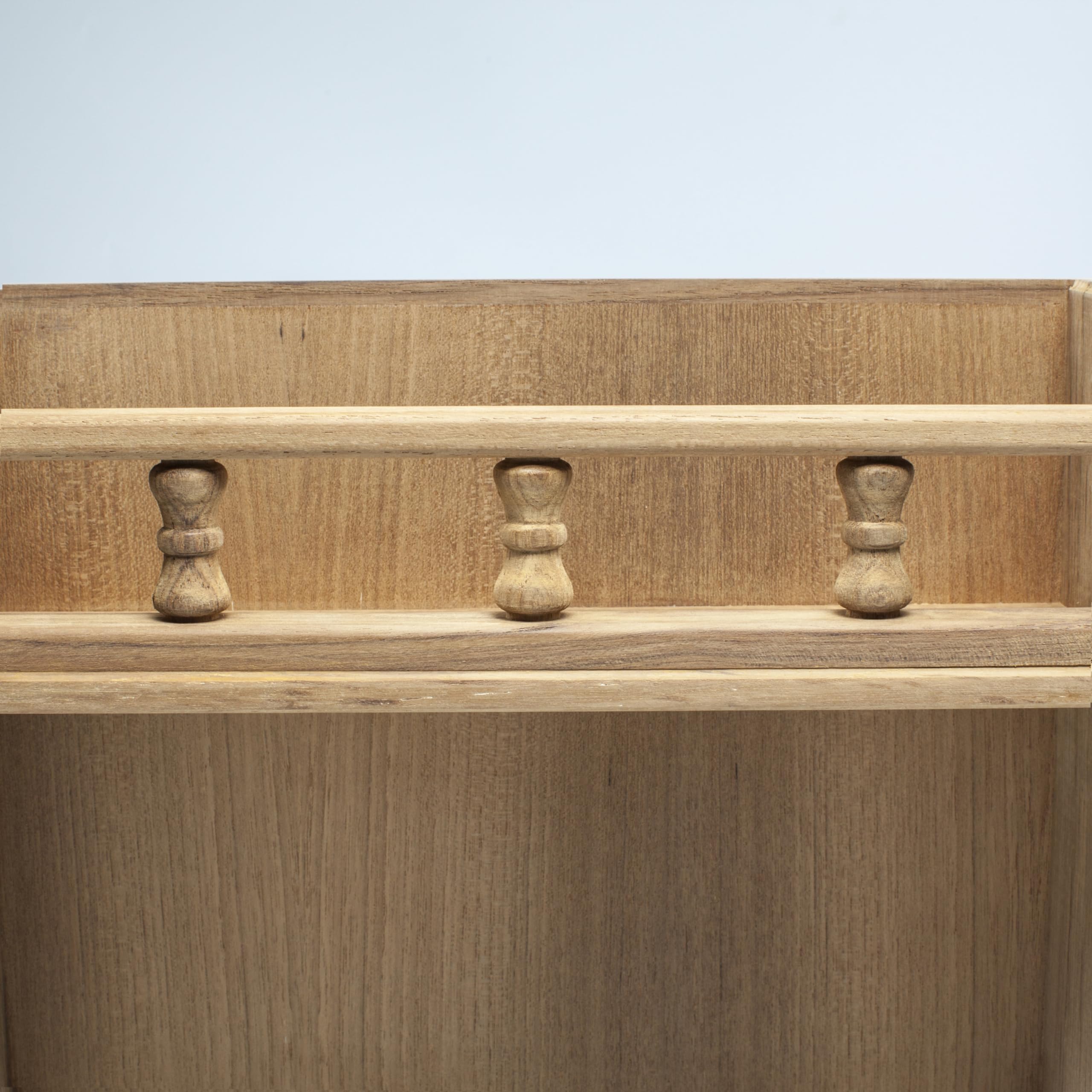 Whitecap 62446 Teak Spice Rack With Paper Towel Holder