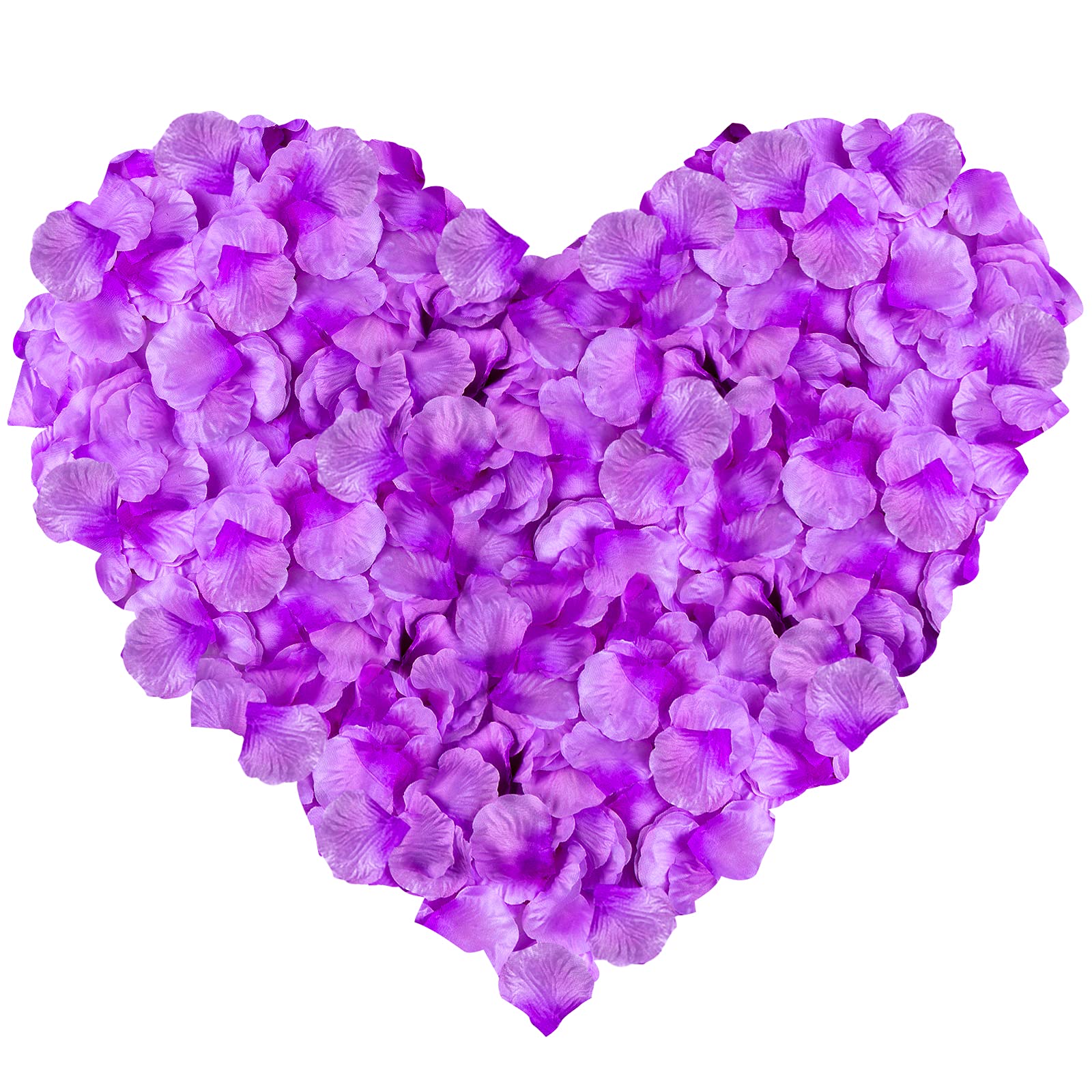 Neo Loons 1000 Pcs Artificial Silk Rose Petals Decoration Wedding Party Color Lavender & Purple