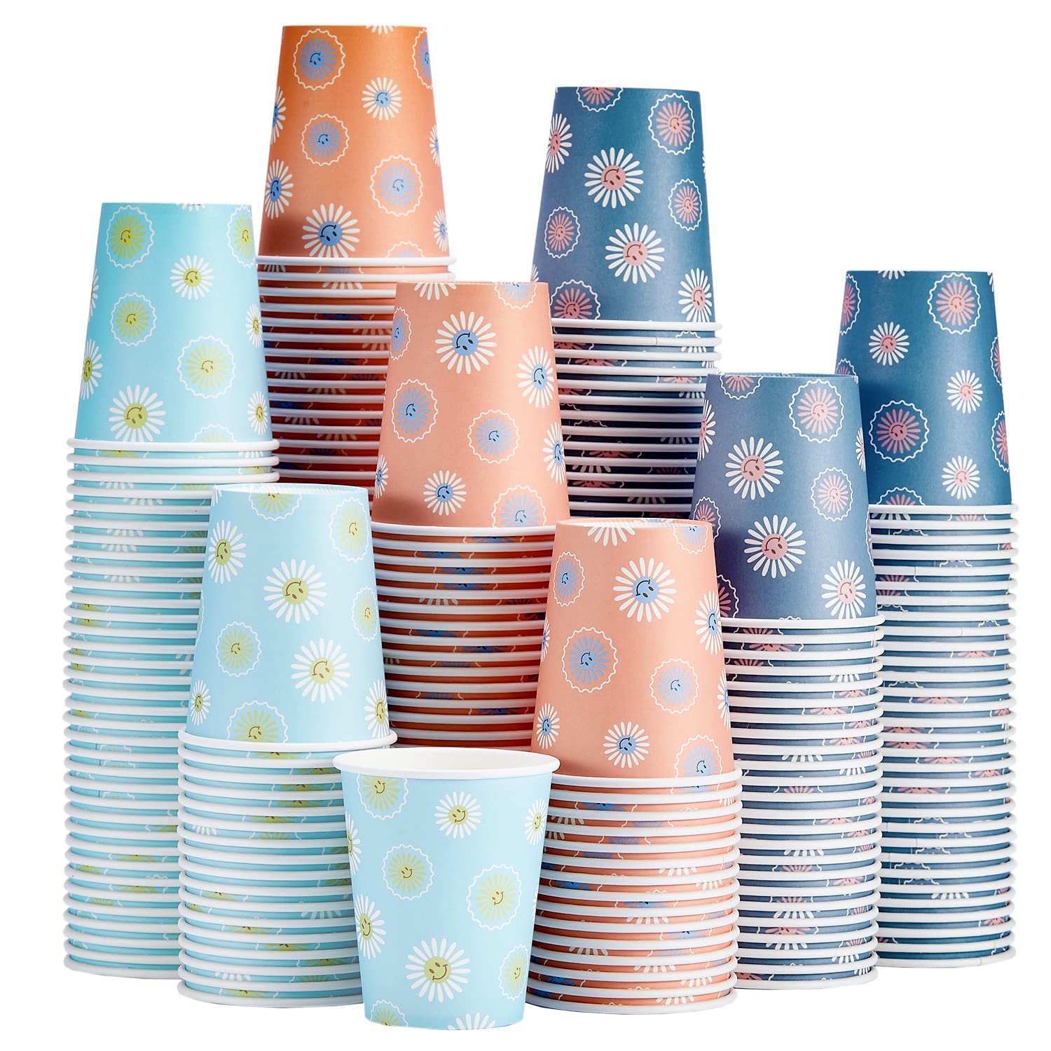 Siuq 300 Pack 8 Oz Paper Cups, Disposable Coffee Cups Without Bpa, Hot/Cold Beverage Drinking Cups For Water Juice, Perfect For