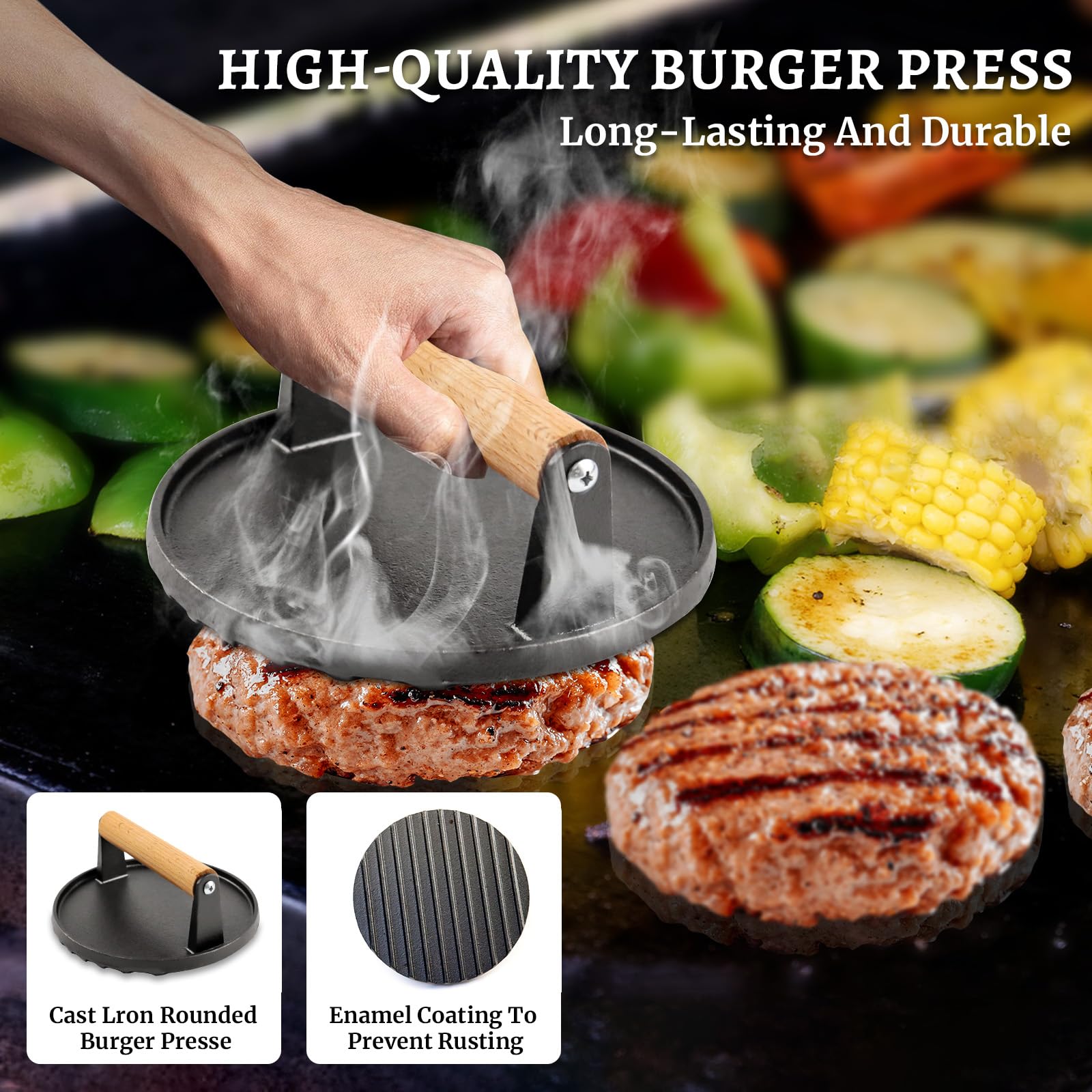 Griddle Accessories Kit, 29Pcs For Blackstone Flat Top Grill Accessories Set For Camp Chef, Grilling Utensils Set With Spatulas,