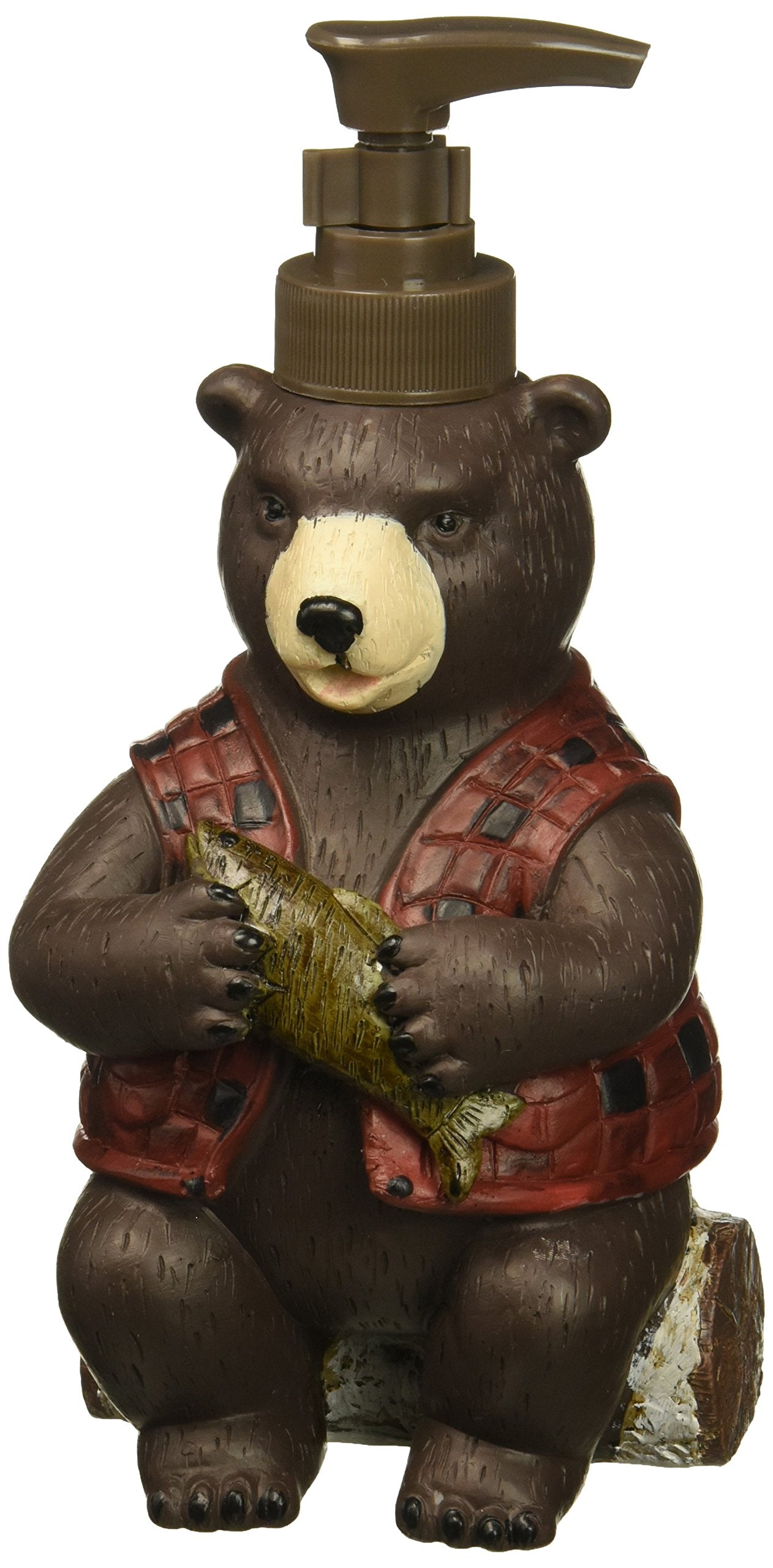 Skl Home Yellowstone Sundance Soap Dispenser, Brown