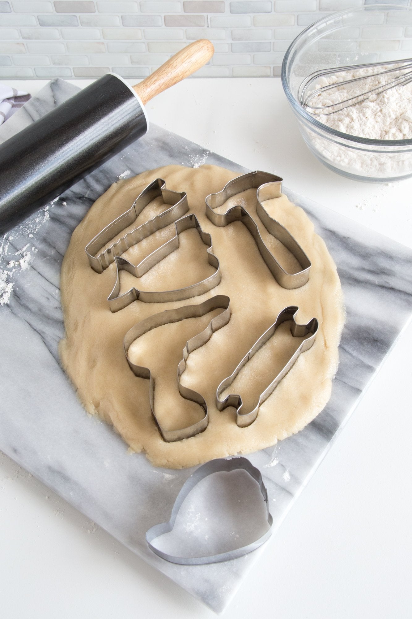 Fox Run Cookie Cutters, Set Of 6, Construction, Metallic