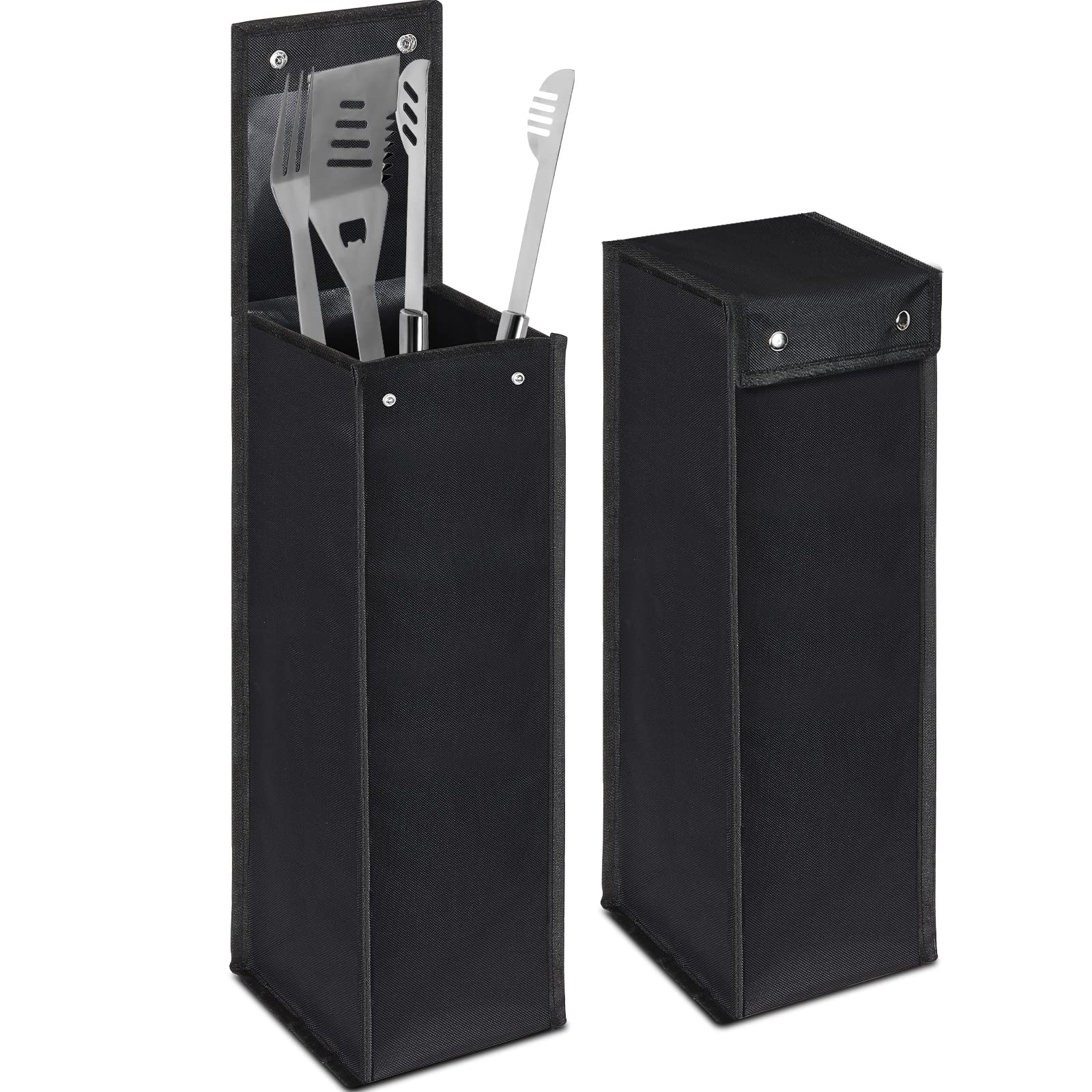 Grill Utensil Bbq Tool Barbecue Hardware Tool Grill Utensil Holder Pouch Oxford Cloth Grill Accessory Storage Bag Foldable Grill