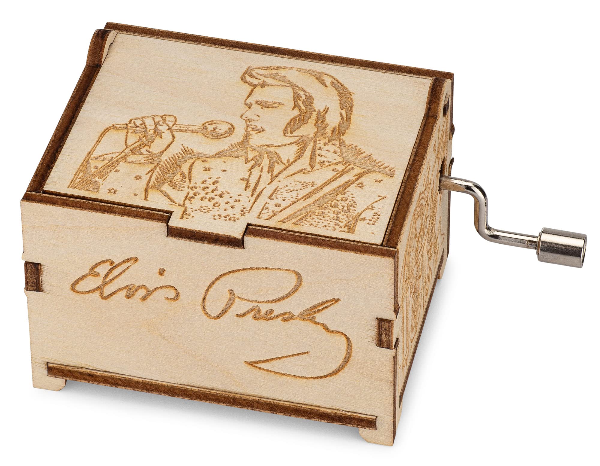 TheLasersEdge, Elvis Presley Mini Music Box with Cant Help Falling In Love, Gifts for Women, Men, Birthday, Christmas, Mothers 
