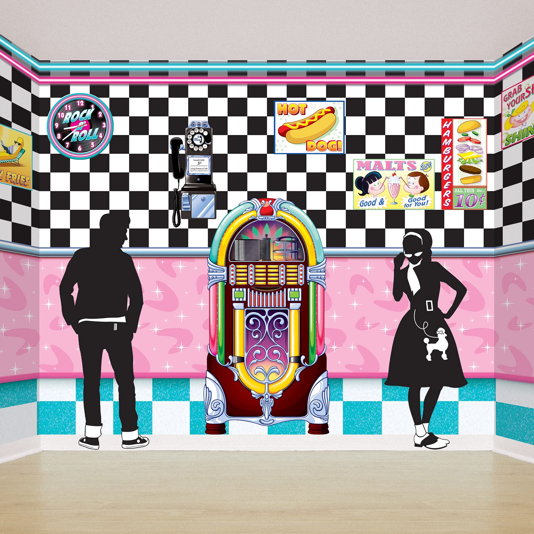 Beistle 50'S Dancing Silhouettes