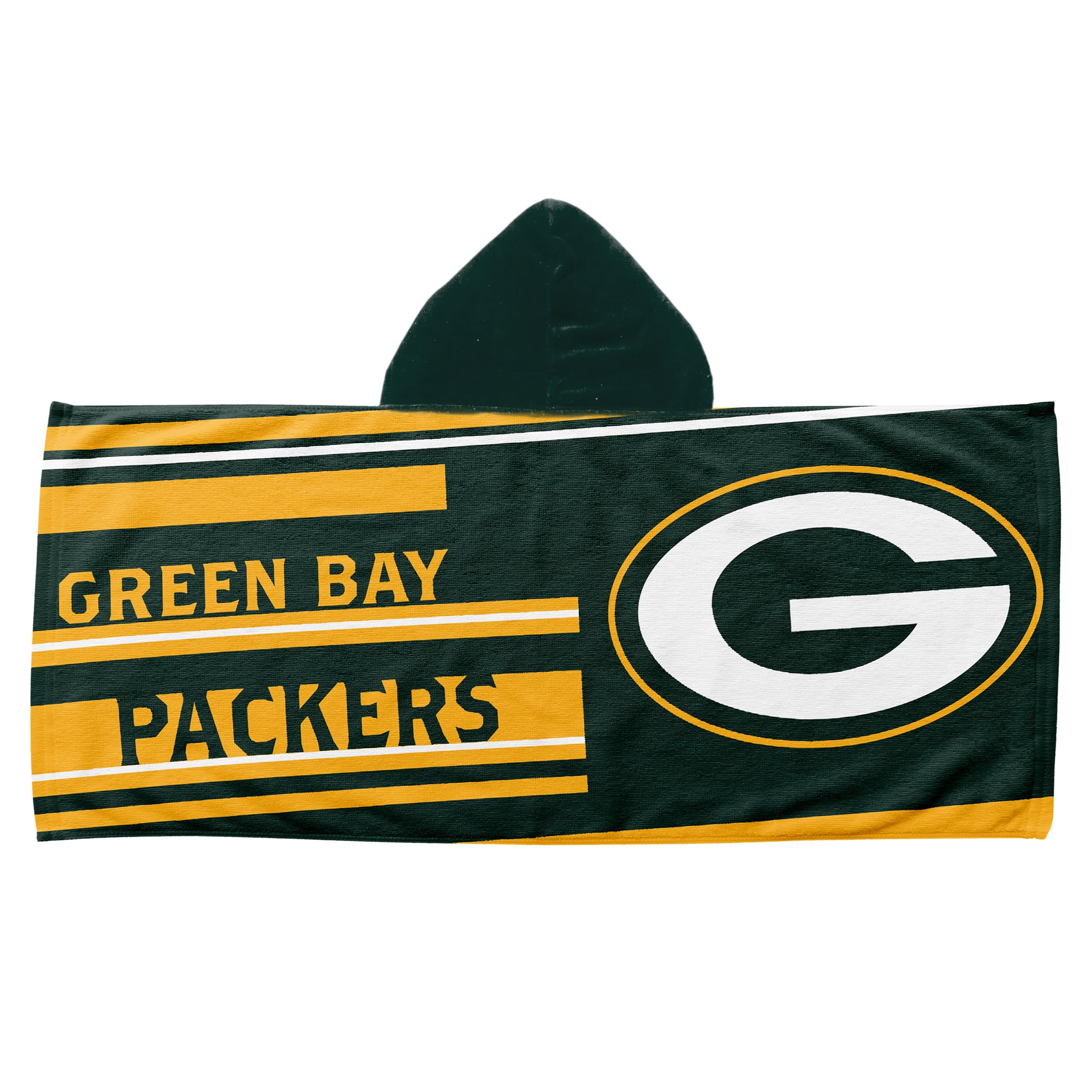 NFL 606 Packers - Juvy Hooded Towel  22X51(D0102HgJEEg)