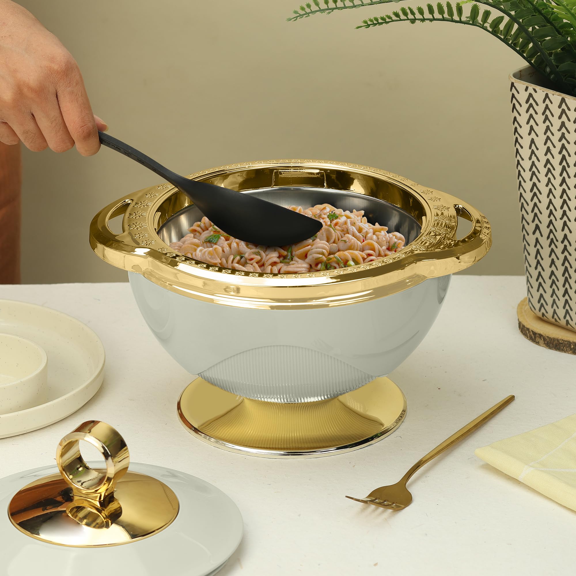 Selvel Milano Inner Steel Casserole Set Of 3 (1700Ml, 1100Ml, 600Ml)|Bpa Free|Advanced P.U. Insulation| Hot Box For Kitchen | Ke