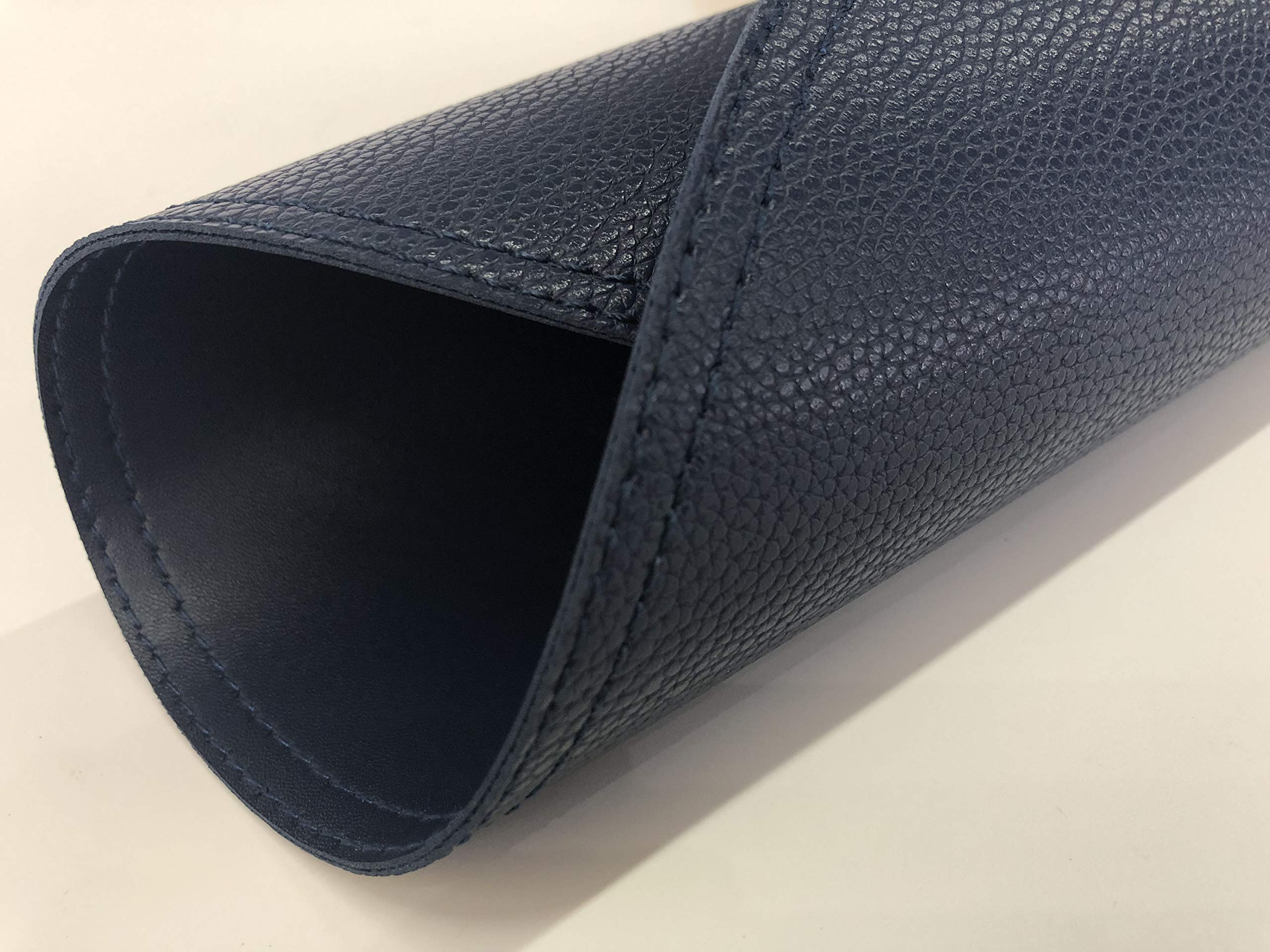 Set Of 8 Faux Leather Round Placemats And Coasters, Coffee Mats Kitchen Table Mats, Waterproof, Easy To Clean For Kitchen Dining