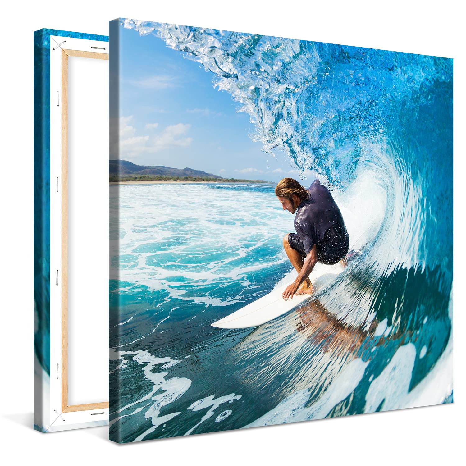 Picanova - Personalized Custom Canvas Prints 12X12 Inch - Canvas Prints With Your Photos - Personalized Canvas Wall Art - Photo