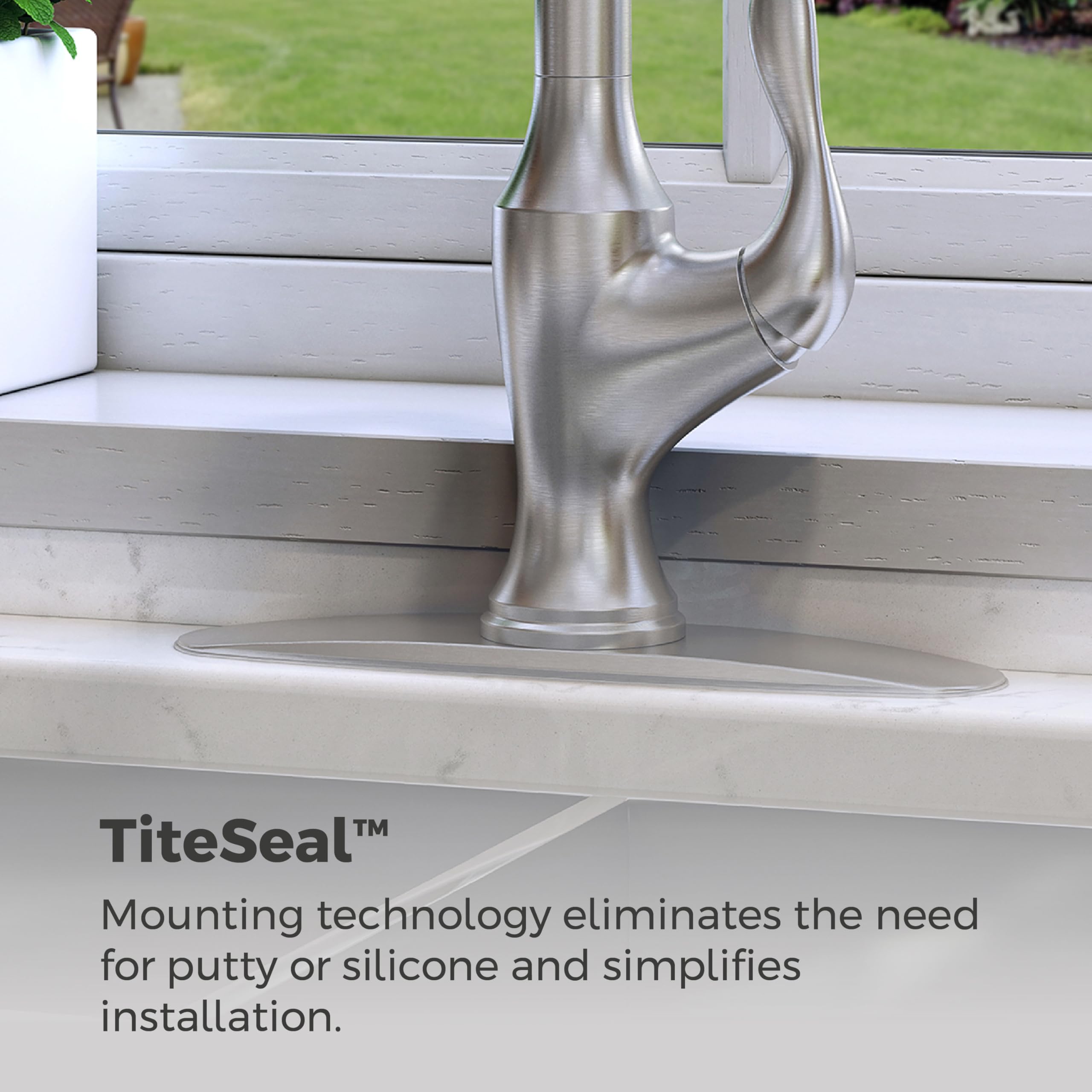 Pfister F-529-7Tgs Tegley 1-Handle Pull-Down Kitchen Faucet With Soap Dispenser, Stainless Steel