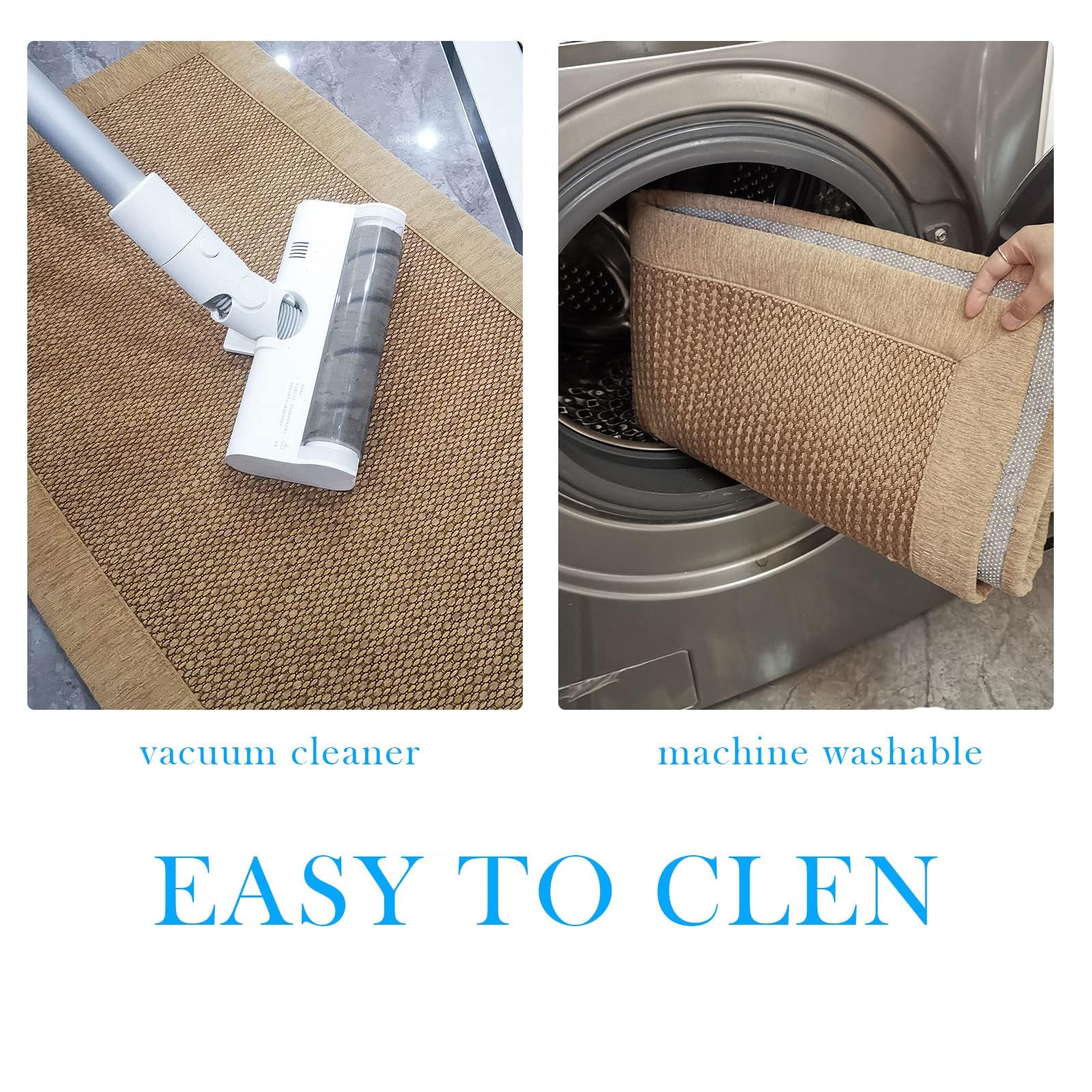 Lufeijiashi Kitchen Rugs And Mats Non Skid Washable Set Of 2 Pcs Absorbent Kitchen Runner Rugs Farmhouse Kitchen Floor Mats For