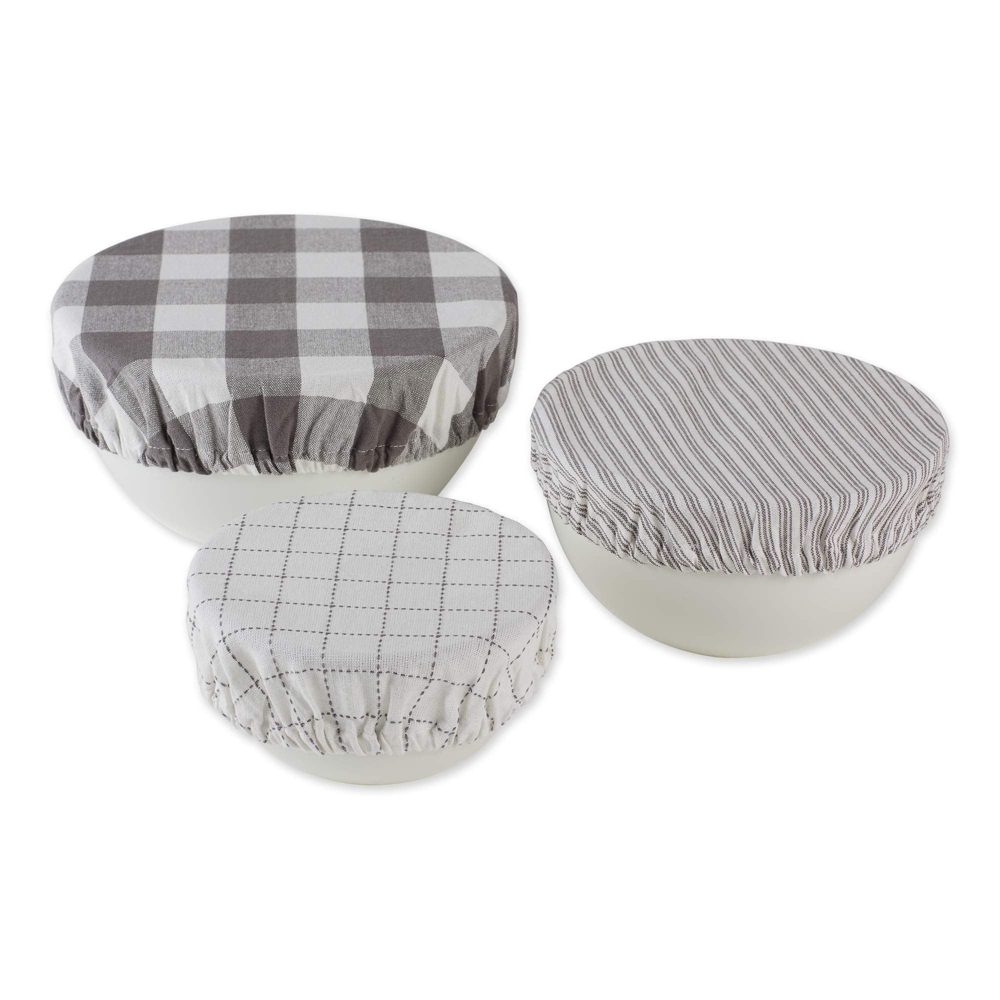 DII Asst Barn Red Farmhouse Woven Dish Cover (Set of 3)