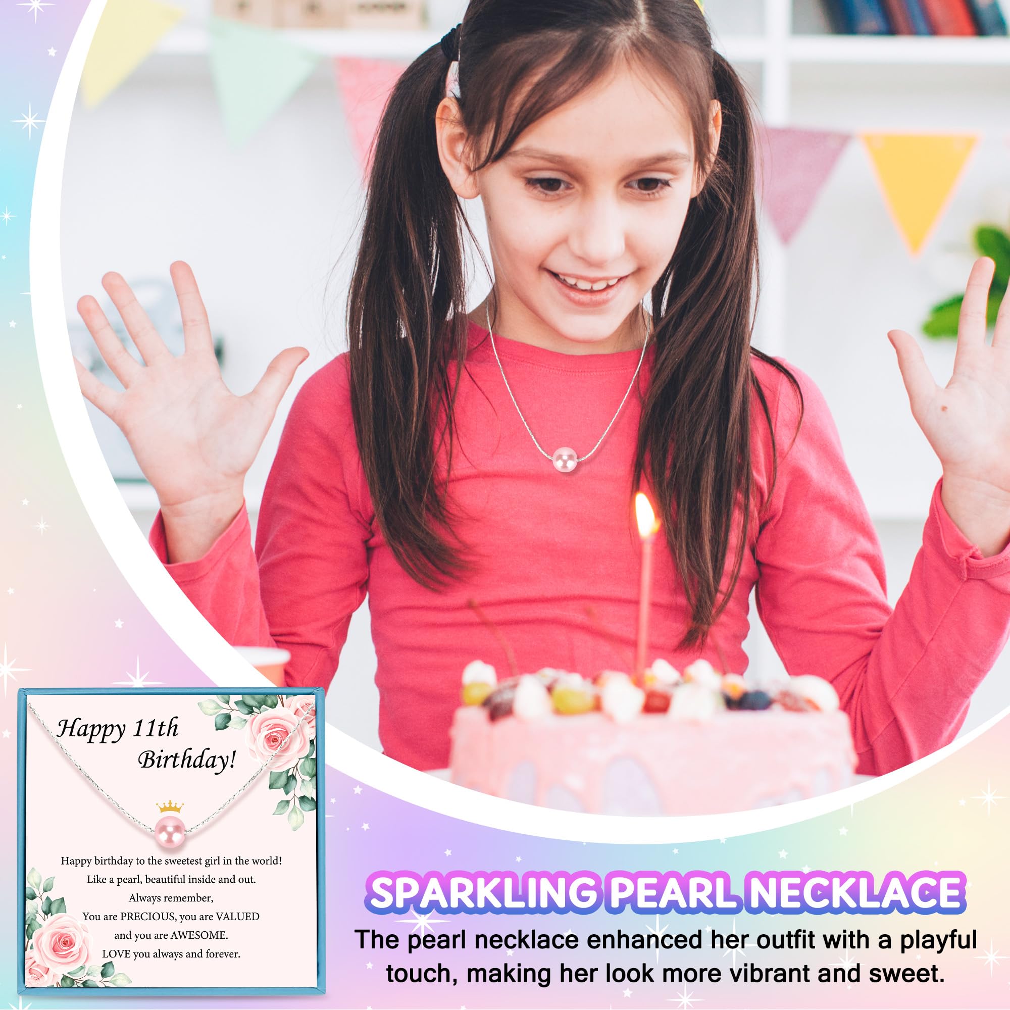 Launrada 11th Birthday Gifts for Girls - Trendy Cool Gifts for Tweens & Teens in Cute Design