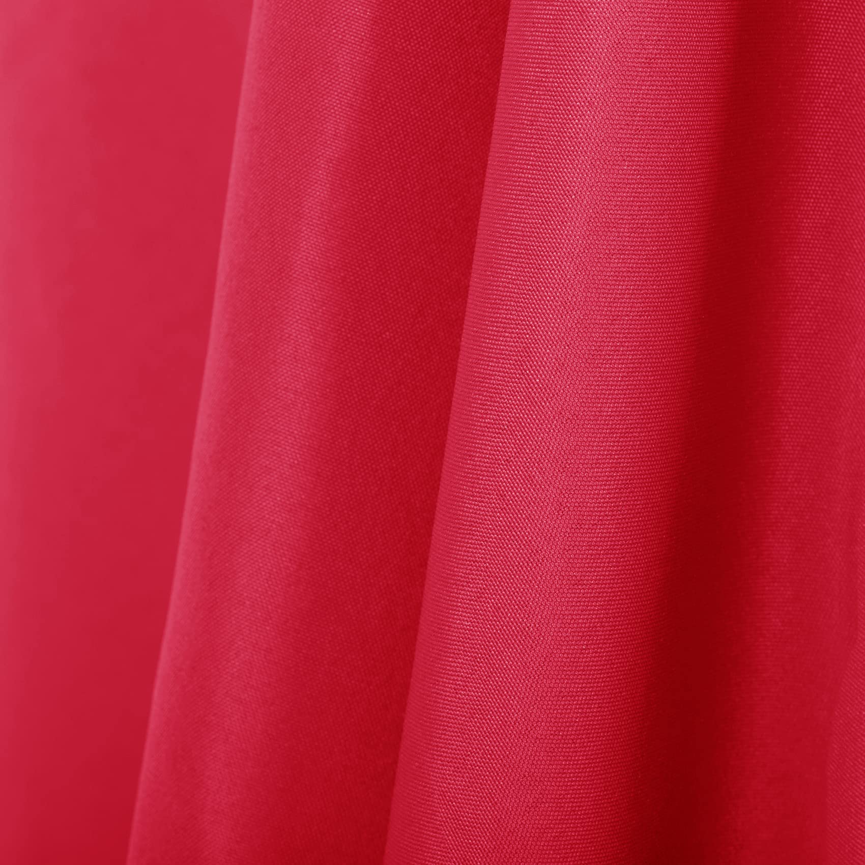 Ascoza 2Pack 90X132 Inch Red Rectangular Tablecloth 8 Feet Table Cloth In Polyester Fabric For Wedding/Banquet/Restaurant/Partie