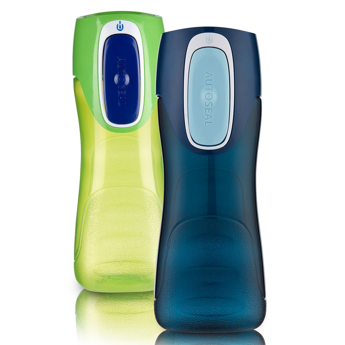 Contigo Trekker Kids Water Bottle With Spill-Proof Lid, 14Oz Water Bottle With Leak-Proof Technology, Bpa-Free, Granny Smith & N