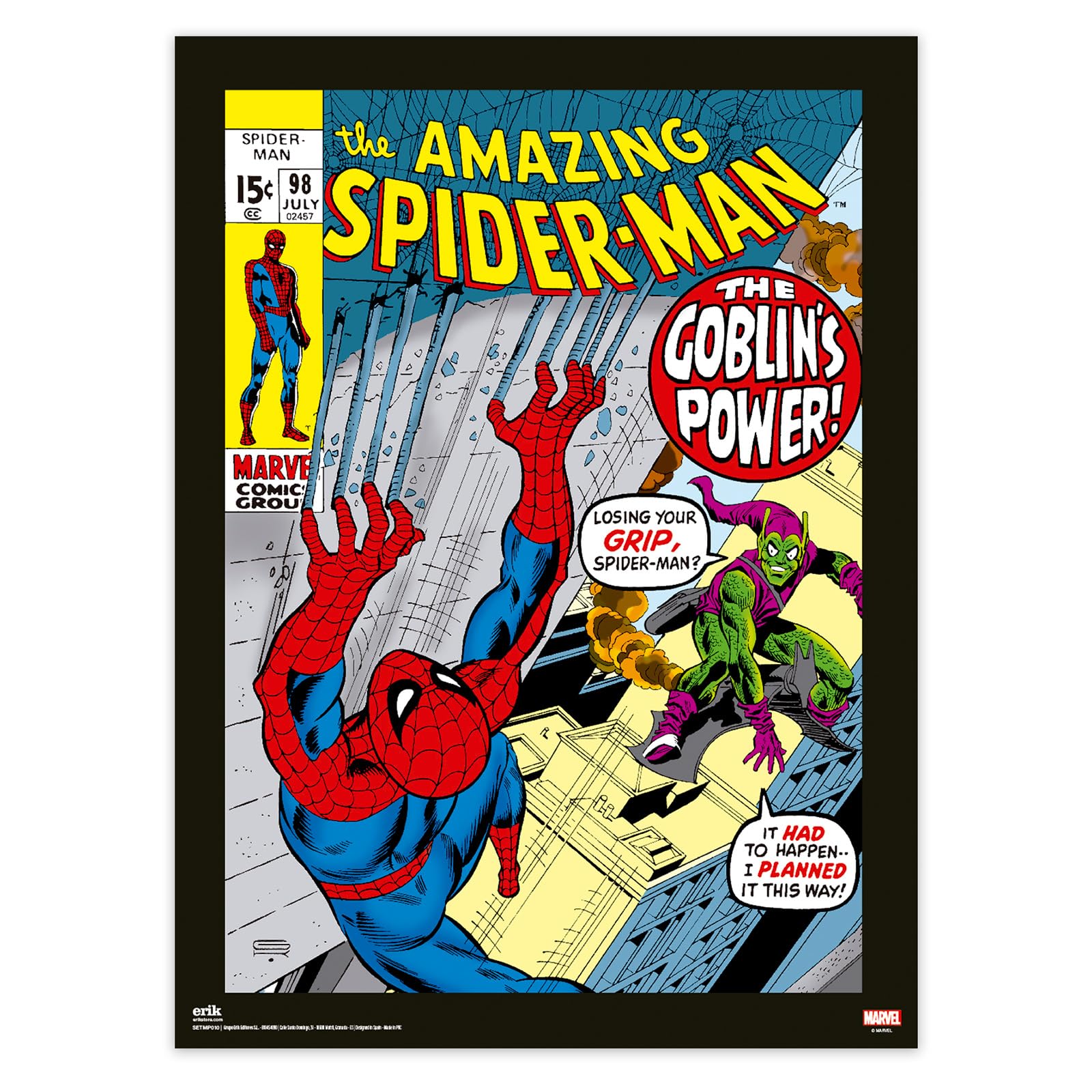 Grupo Erik Poster - Marvel Spider-Man - Set Of 2 Mini Posters 15 X 20.5 Inches / 38 X 52 Cm - Art Poster Shipped Rolled Up In A