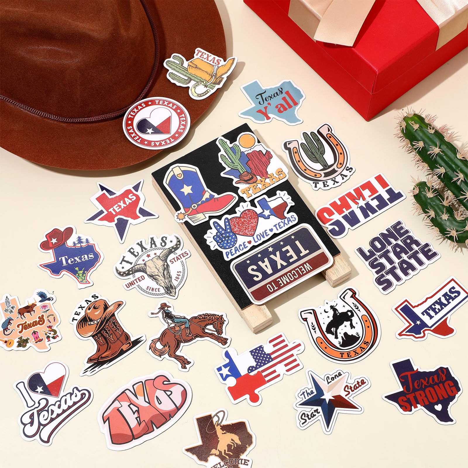 Konohan 30 Pcs Texas Souvenirs Gifts Texas Magnet for Refrigerator City Magnetic Refrigerator Stickers for Home Decoration