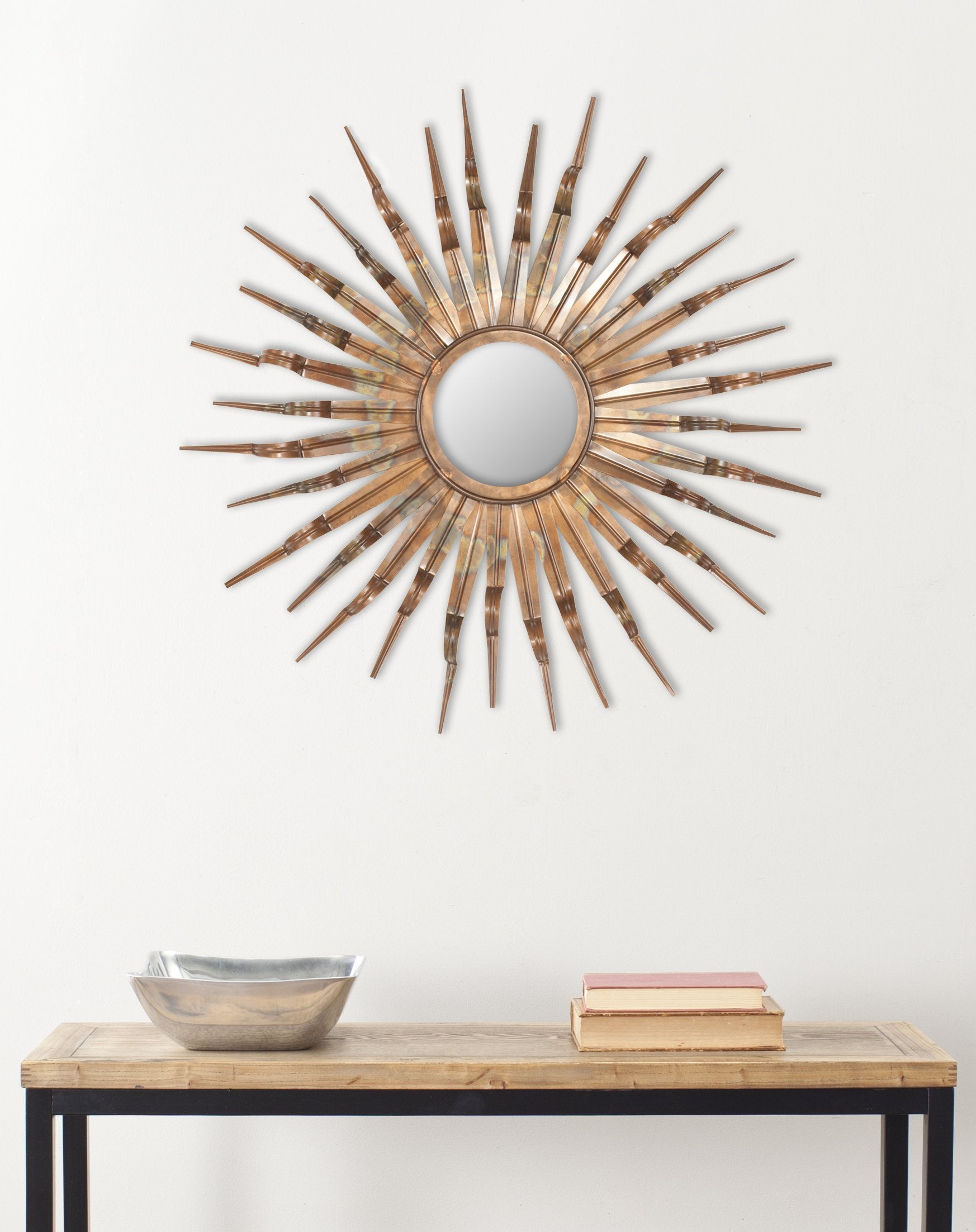 Safavieh Home Collection Sun Mirror, Copper