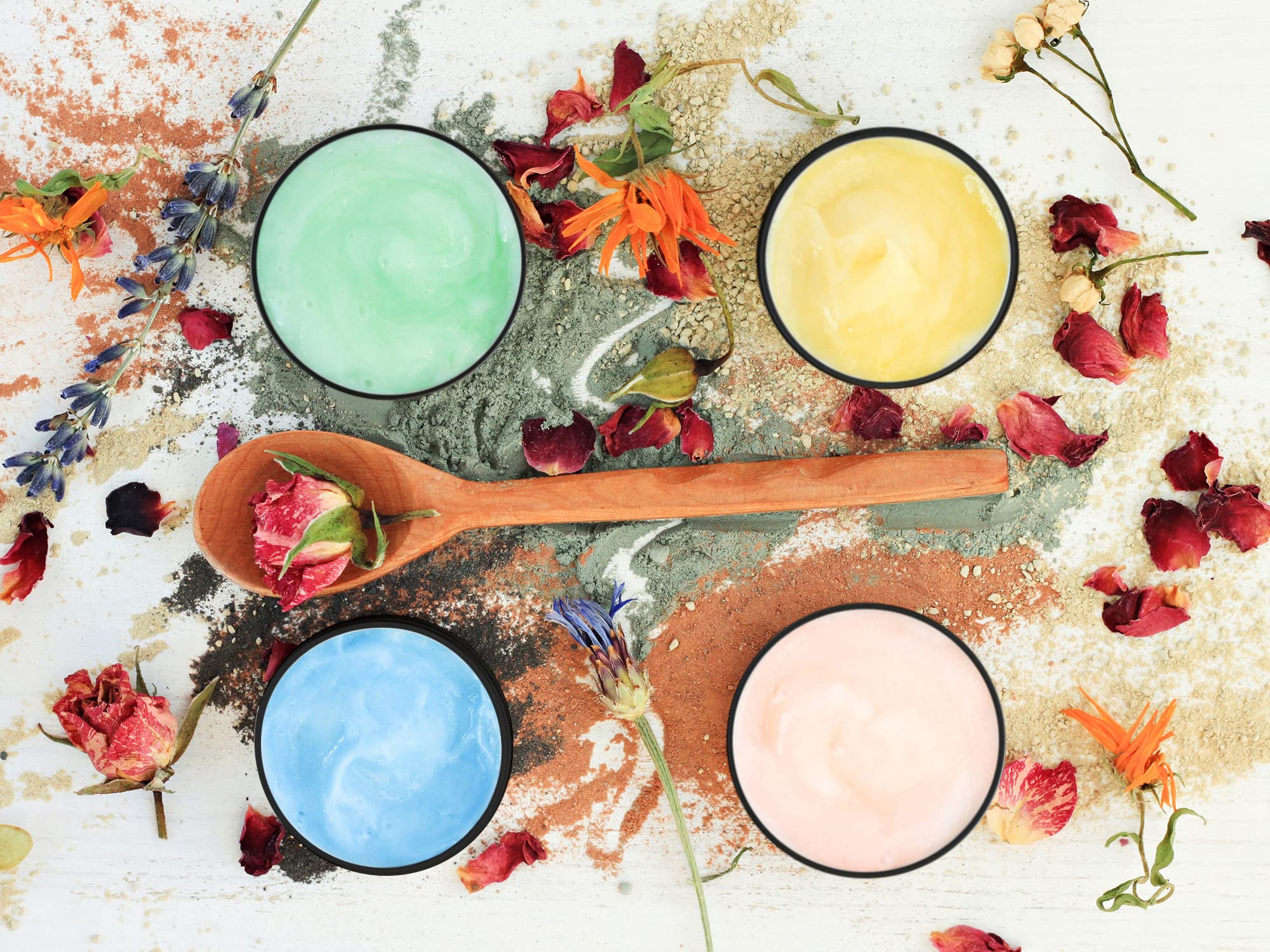 Axe Sickle 20 Pcs 2 Ounce Aluminum Tin Jars Containers Leak Proof Cosmetic Tin Jars Containers Round Screw Lids for Cosmetic  Salves  Balms  Lip Balm or Others  60mL Black