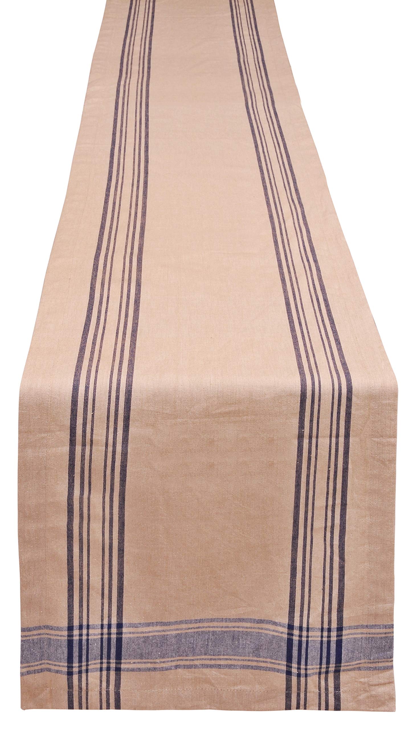 Yourtablecloth Rustic Striped Table Runner - French Nautical Style - Available in Two Sizes - Minimalistic & Chic Table D  cor. 